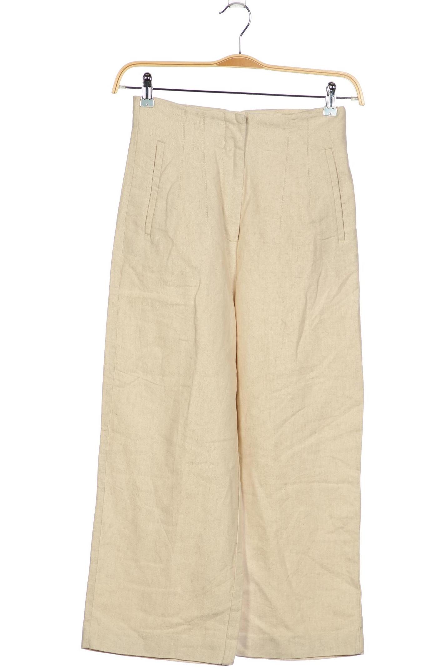 

Zara Damen Stoffhose, cremeweiß, Gr. 0