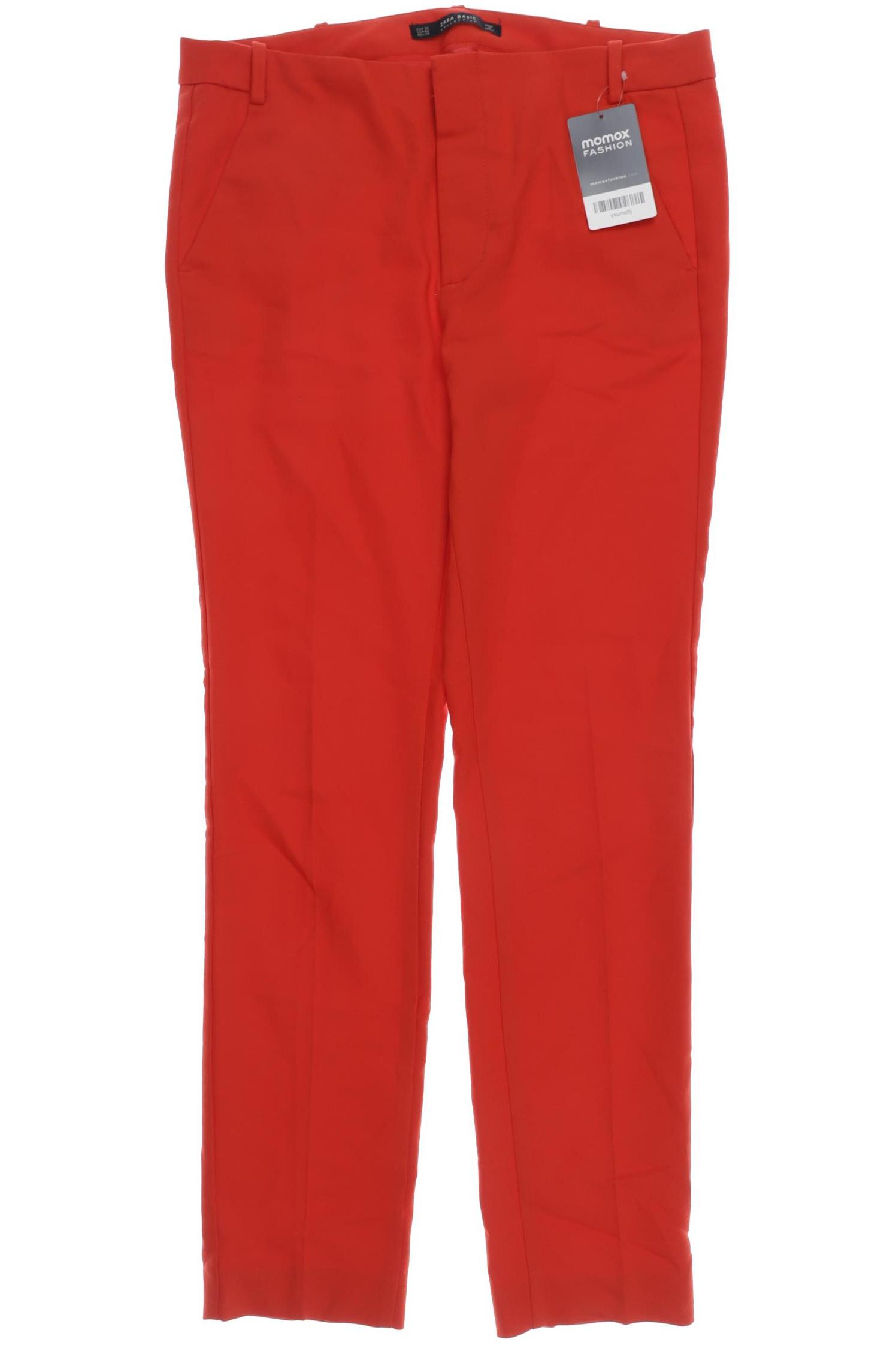 

Zara Damen Stoffhose, rot, Gr. 38