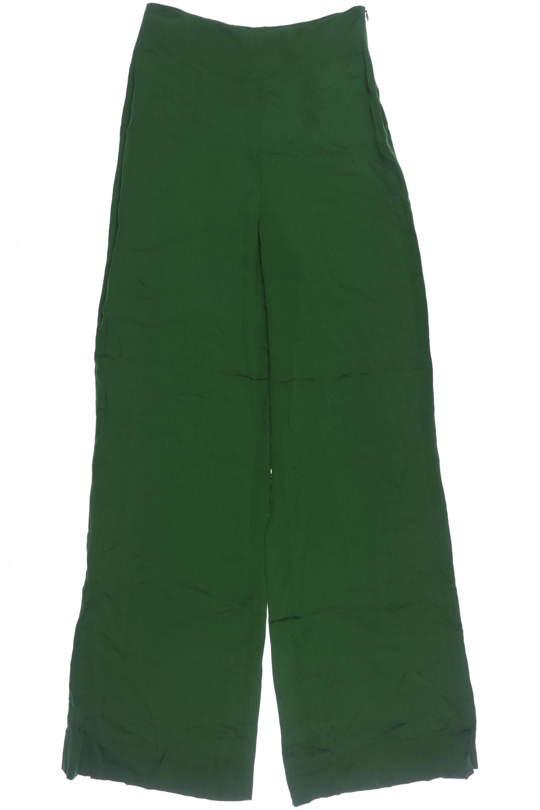 

Zara Damen Stoffhose, grün, Gr. 0