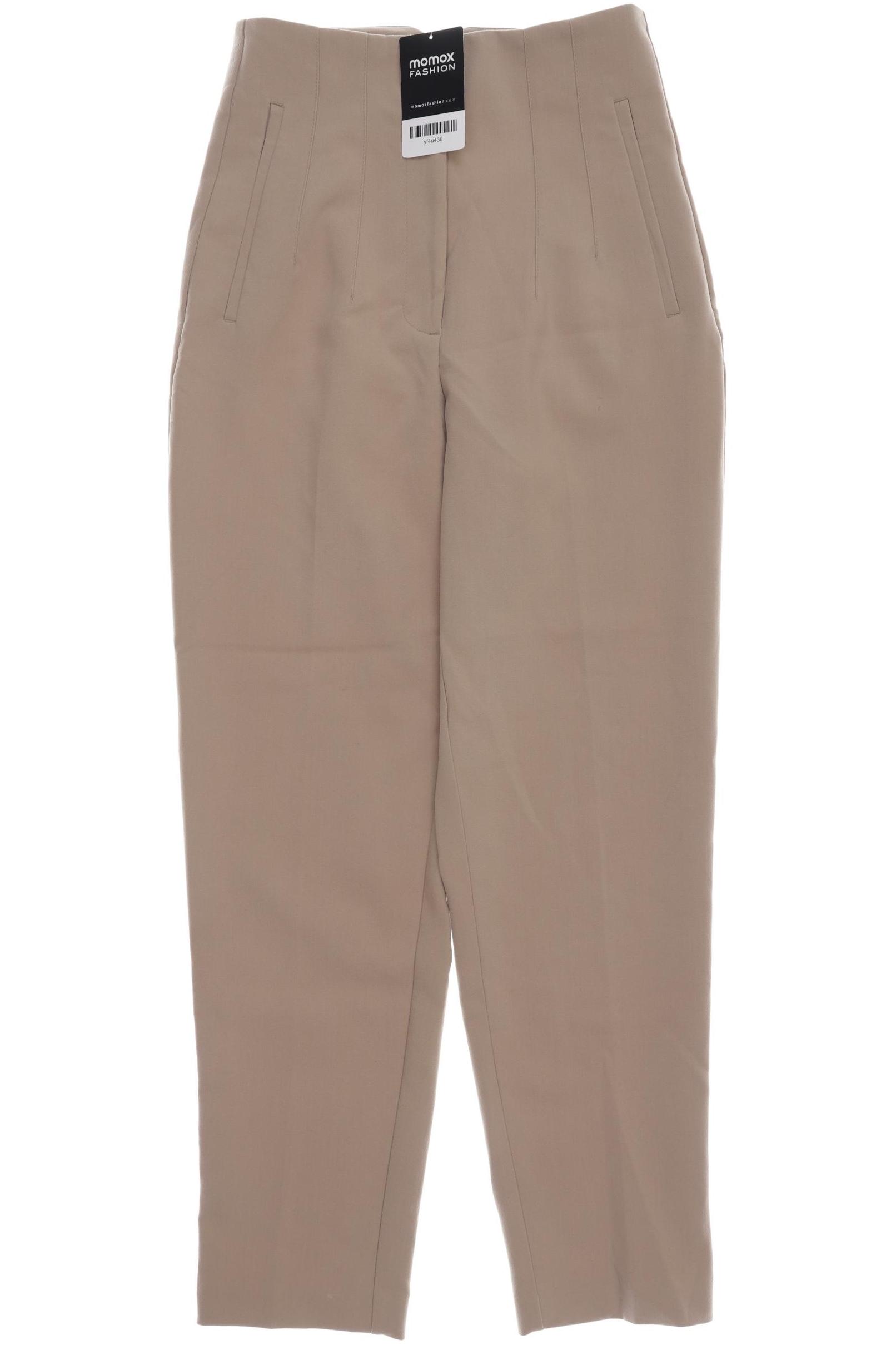 

Zara Damen Stoffhose, beige, Gr. 0