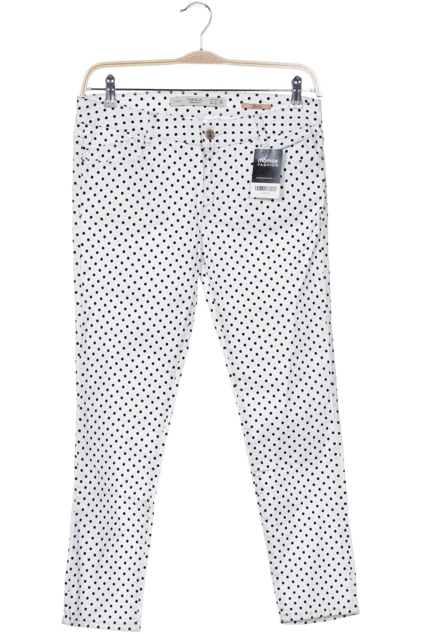 

Zara Damen Stoffhose, weiß, Gr. 42