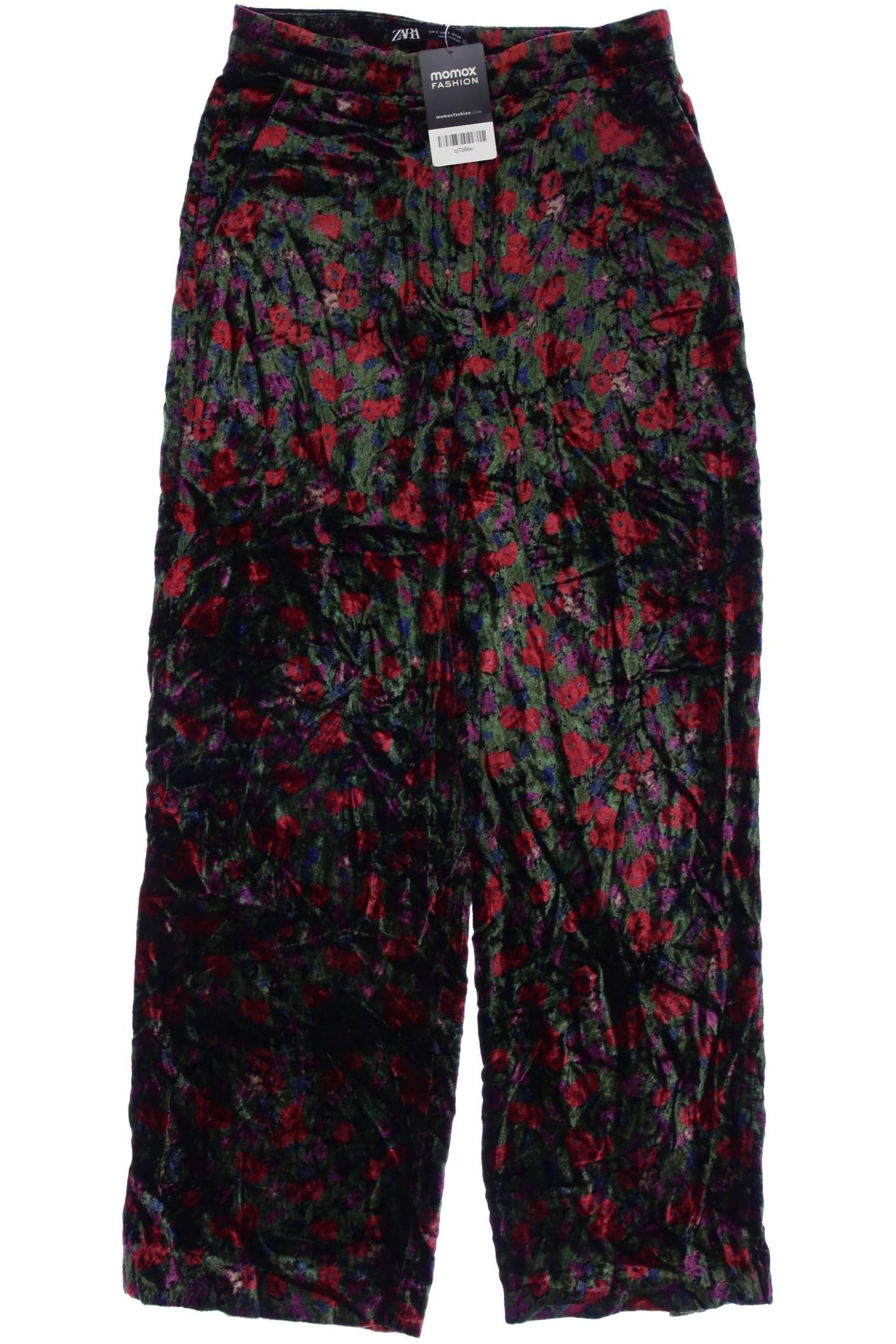 

Zara Damen Stoffhose, grün, Gr. 0