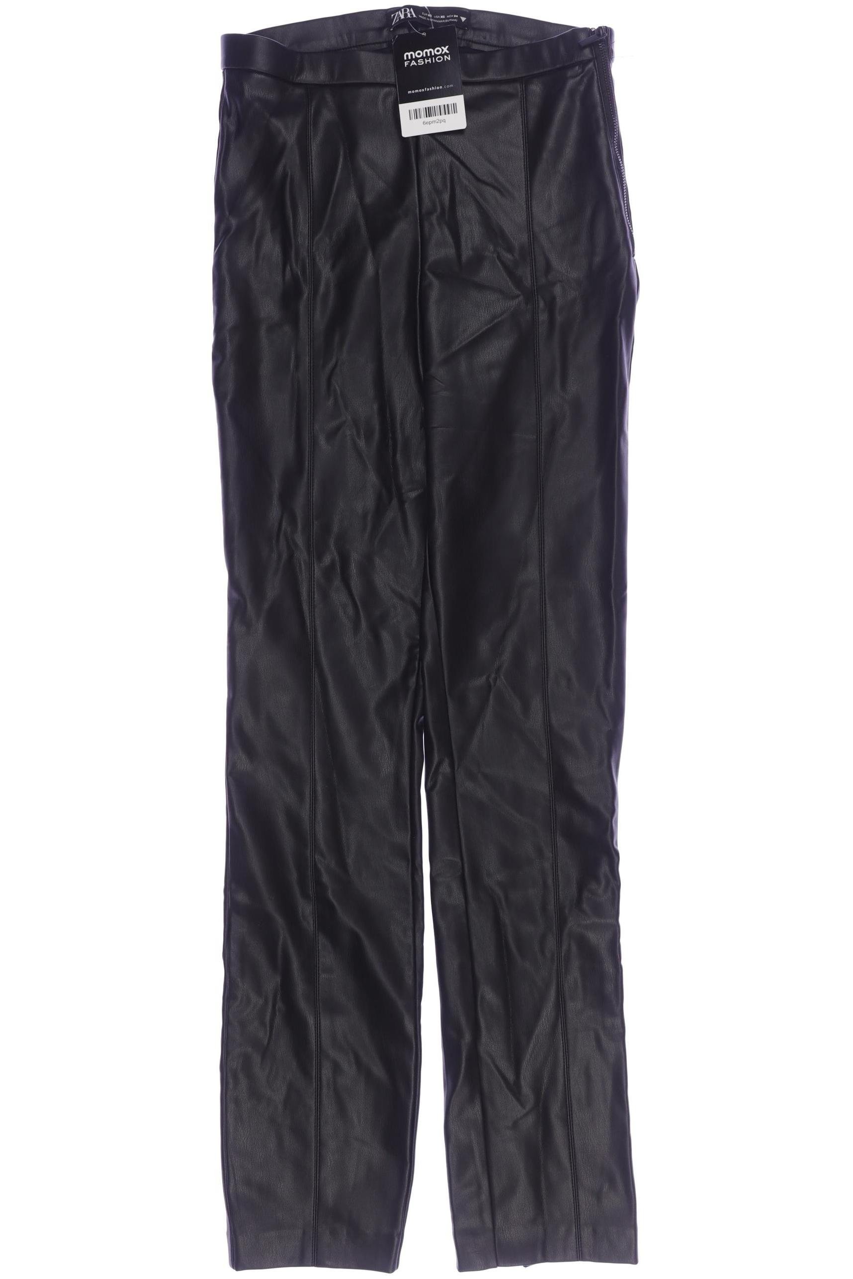 

Zara Damen Stoffhose, schwarz, Gr. 0