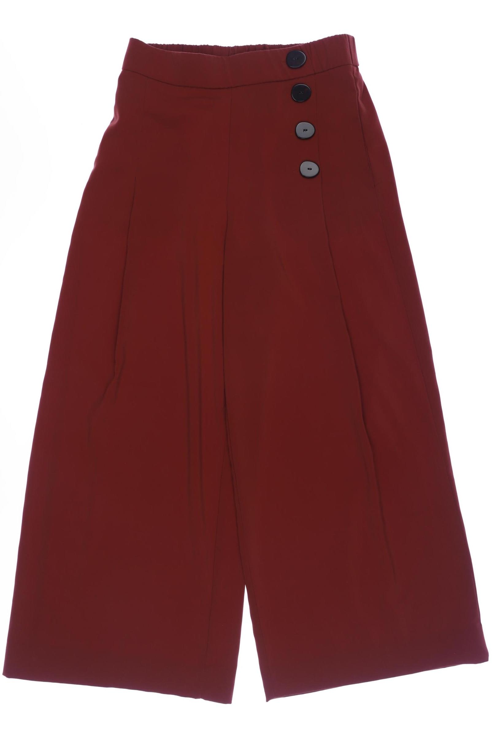 

Zara Damen Stoffhose, rot, Gr. 0