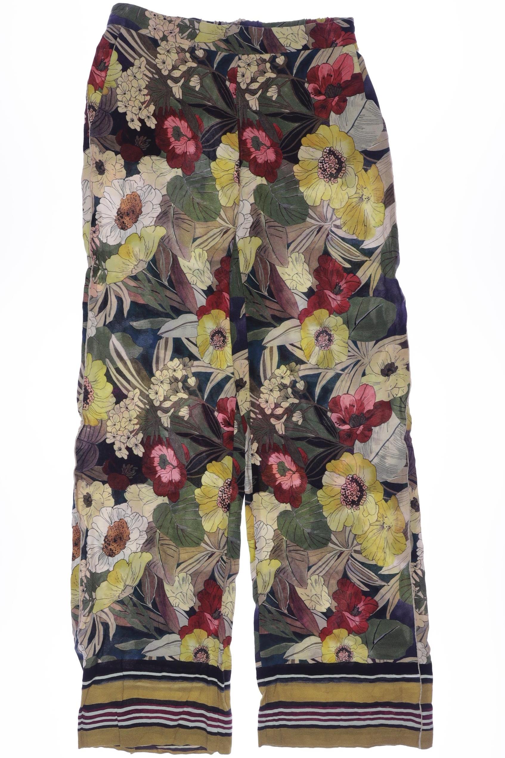 

Zara Damen Stoffhose, mehrfarbig, Gr. 0