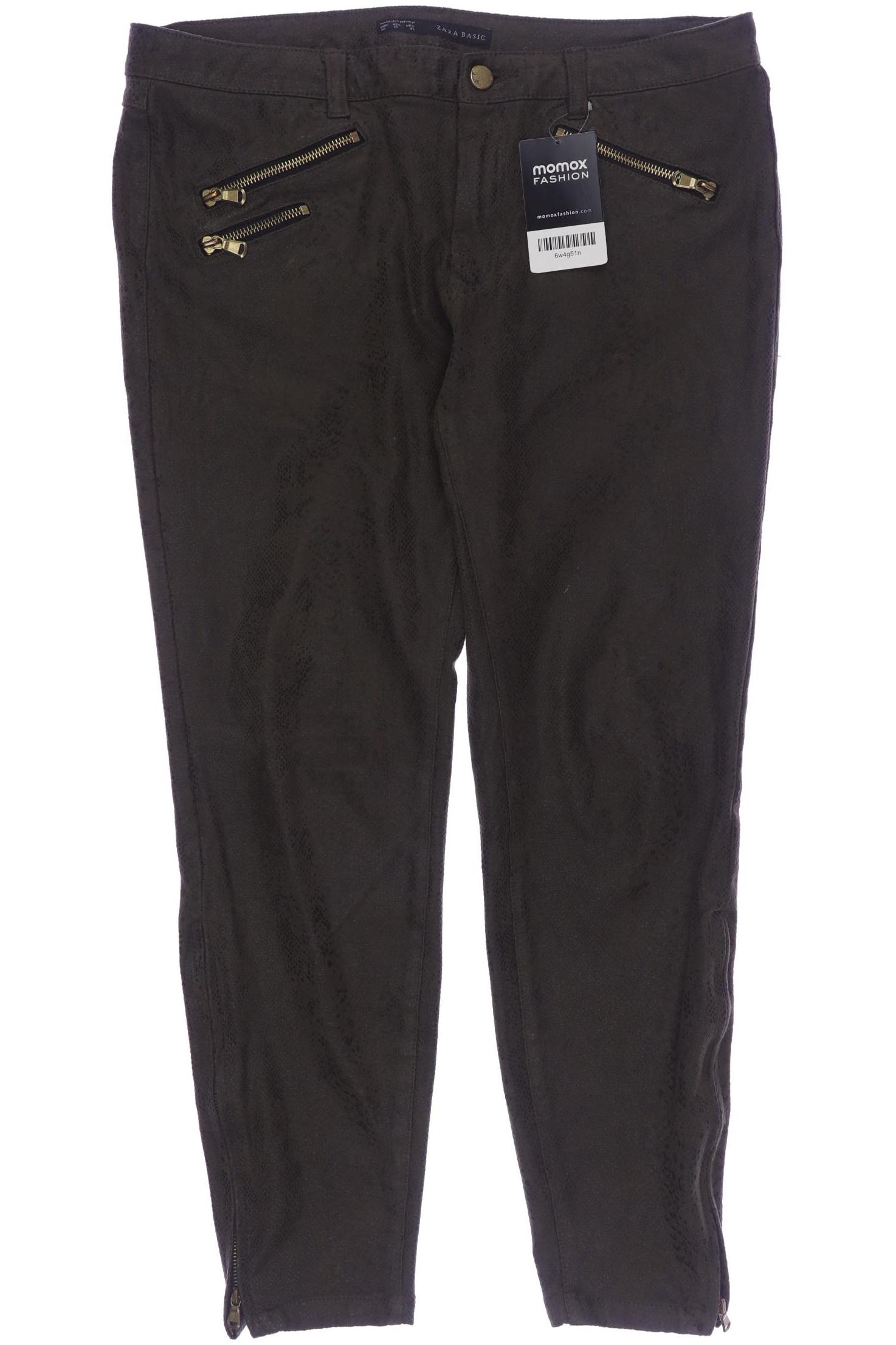 

Zara Damen Stoffhose, grün, Gr. 42