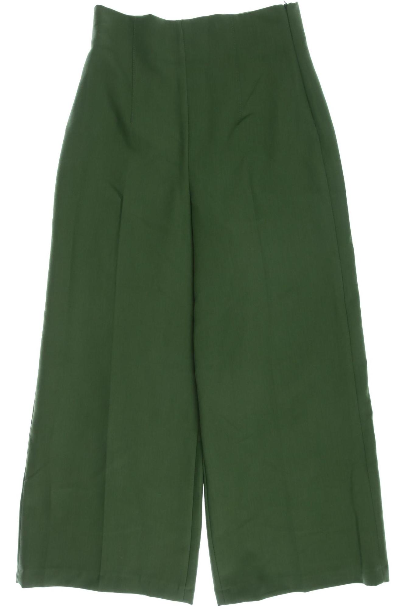 

Zara Damen Stoffhose, grün, Gr. 0