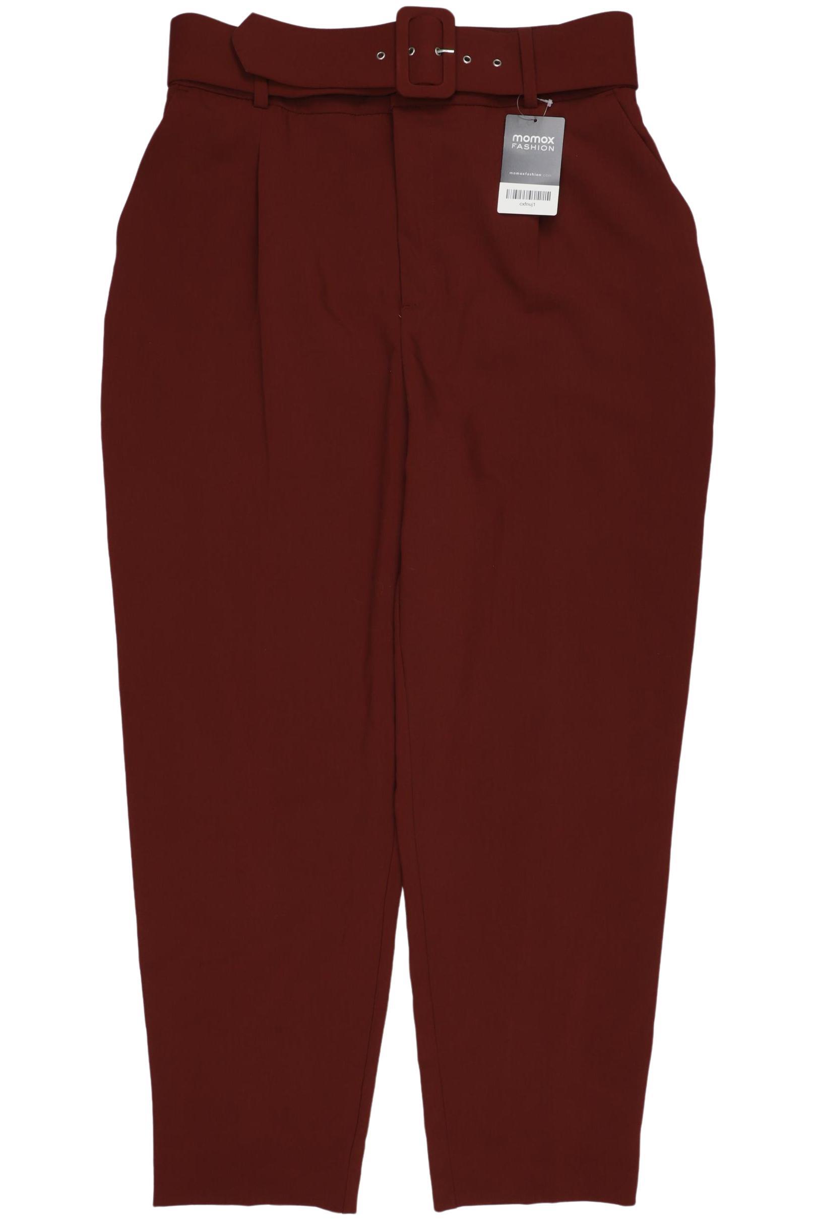 

Zara Damen Stoffhose, bordeaux, Gr. 0