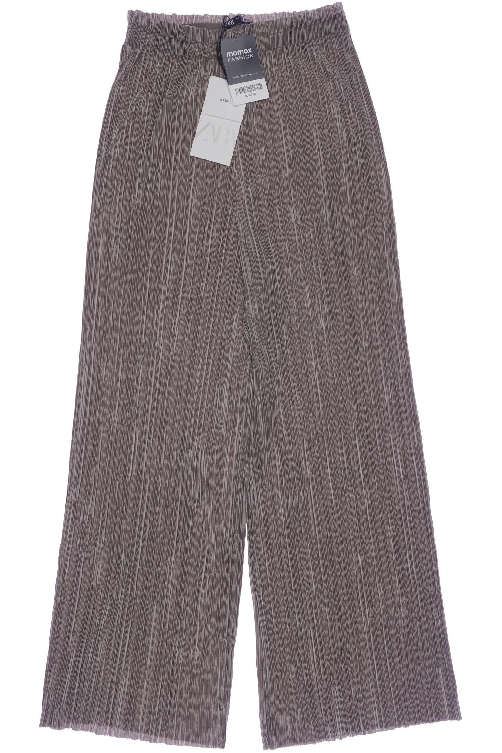 

Zara Damen Stoffhose, beige, Gr. 0