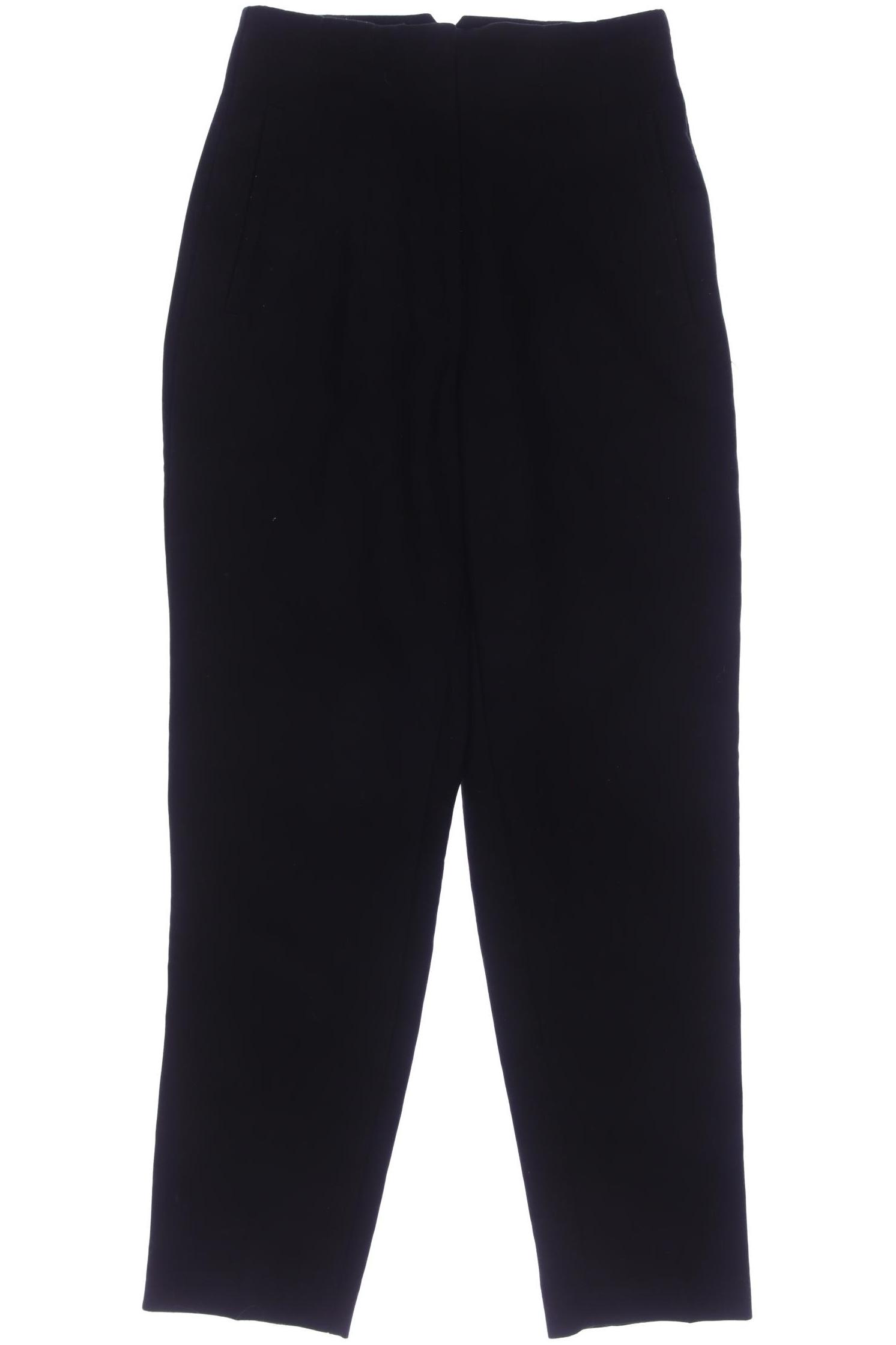 Thumbnail - Zara Damen Stoffhose, schwarz, Gr. 0