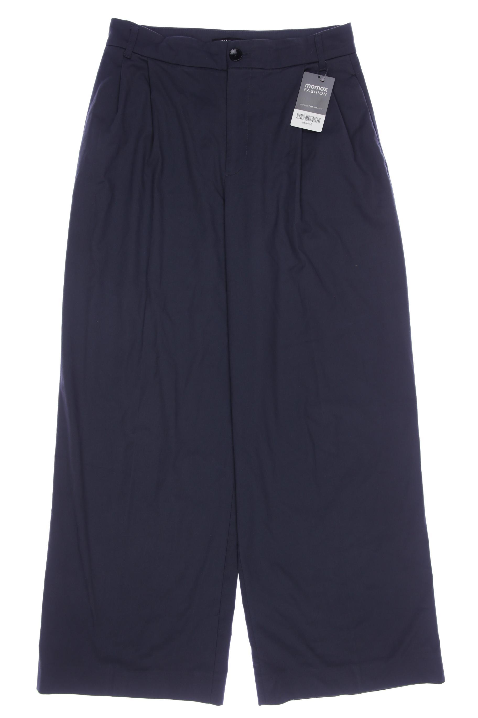

Zara Damen Stoffhose, marineblau, Gr. 0