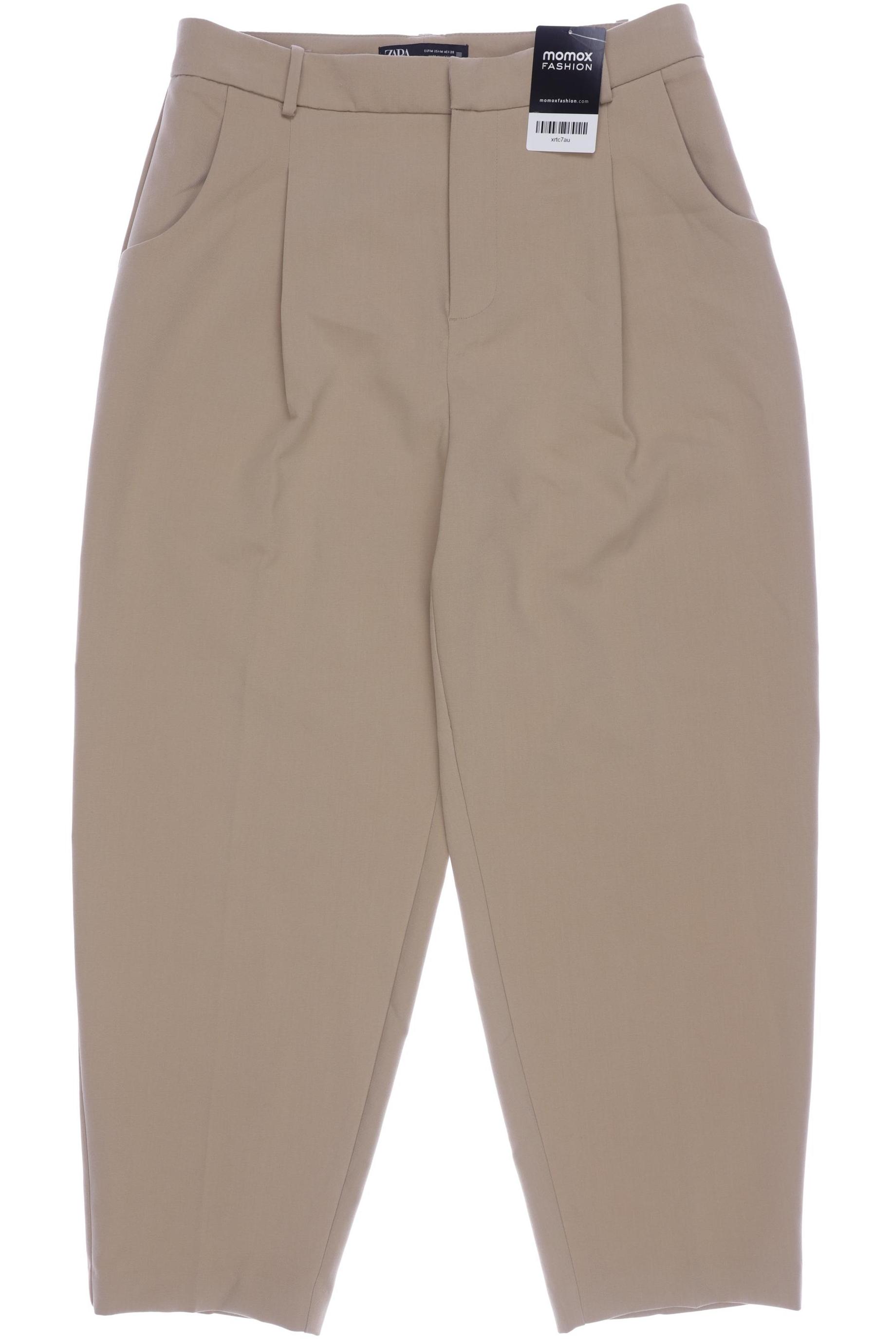 

Zara Damen Stoffhose, beige, Gr. 0