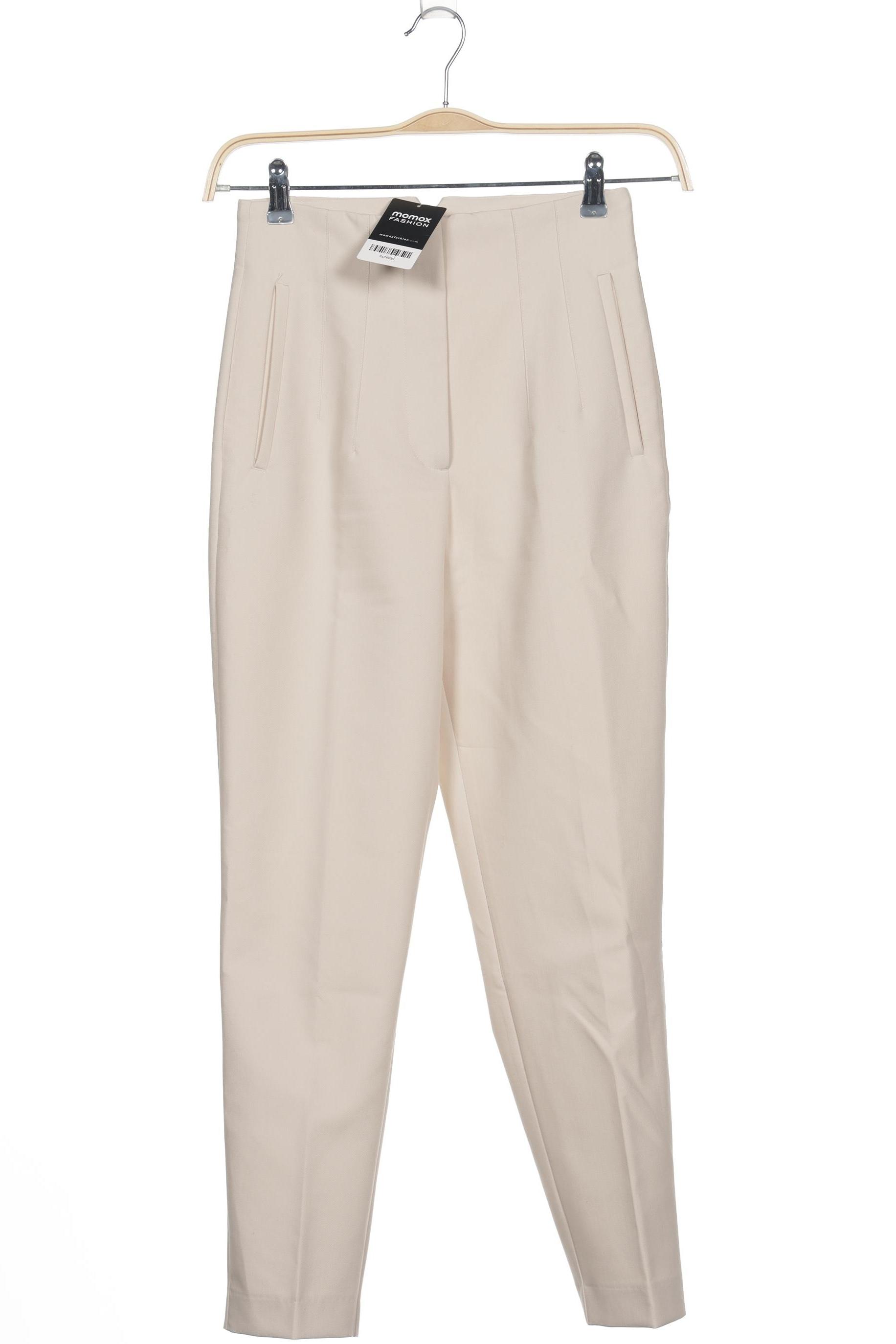 Thumbnail - Zara Damen Stoffhose, beige, Gr. 0