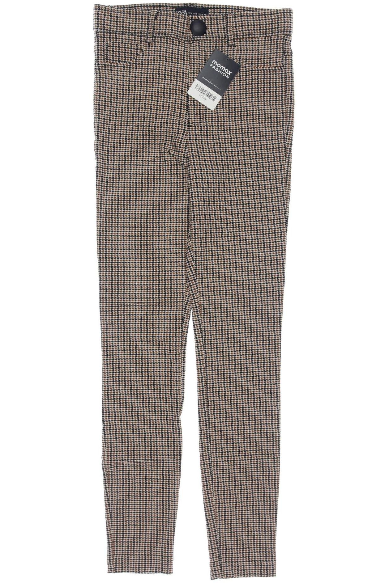 

Zara Damen Stoffhose, beige, Gr. 0