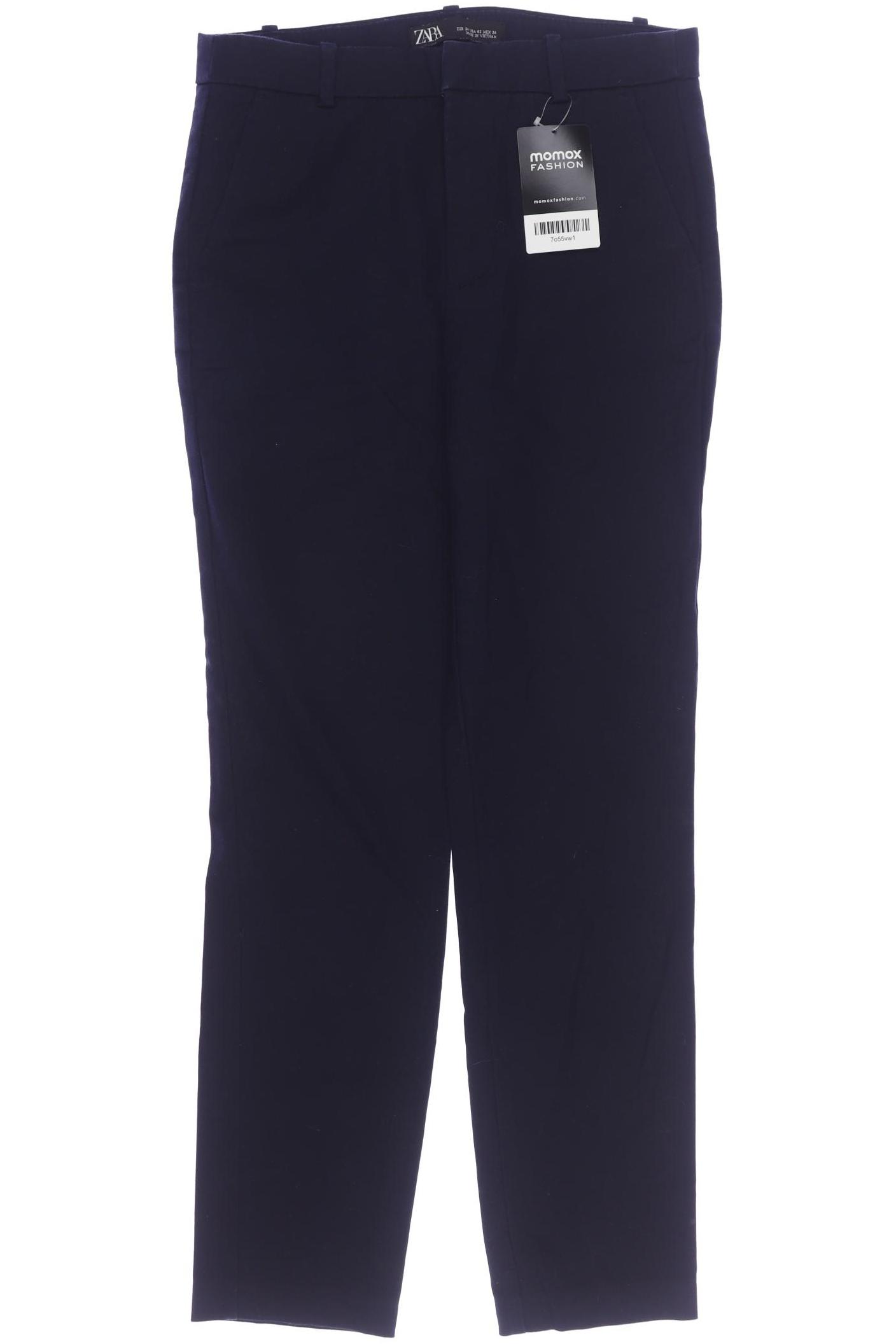 

Zara Damen Stoffhose, blau, Gr. 34