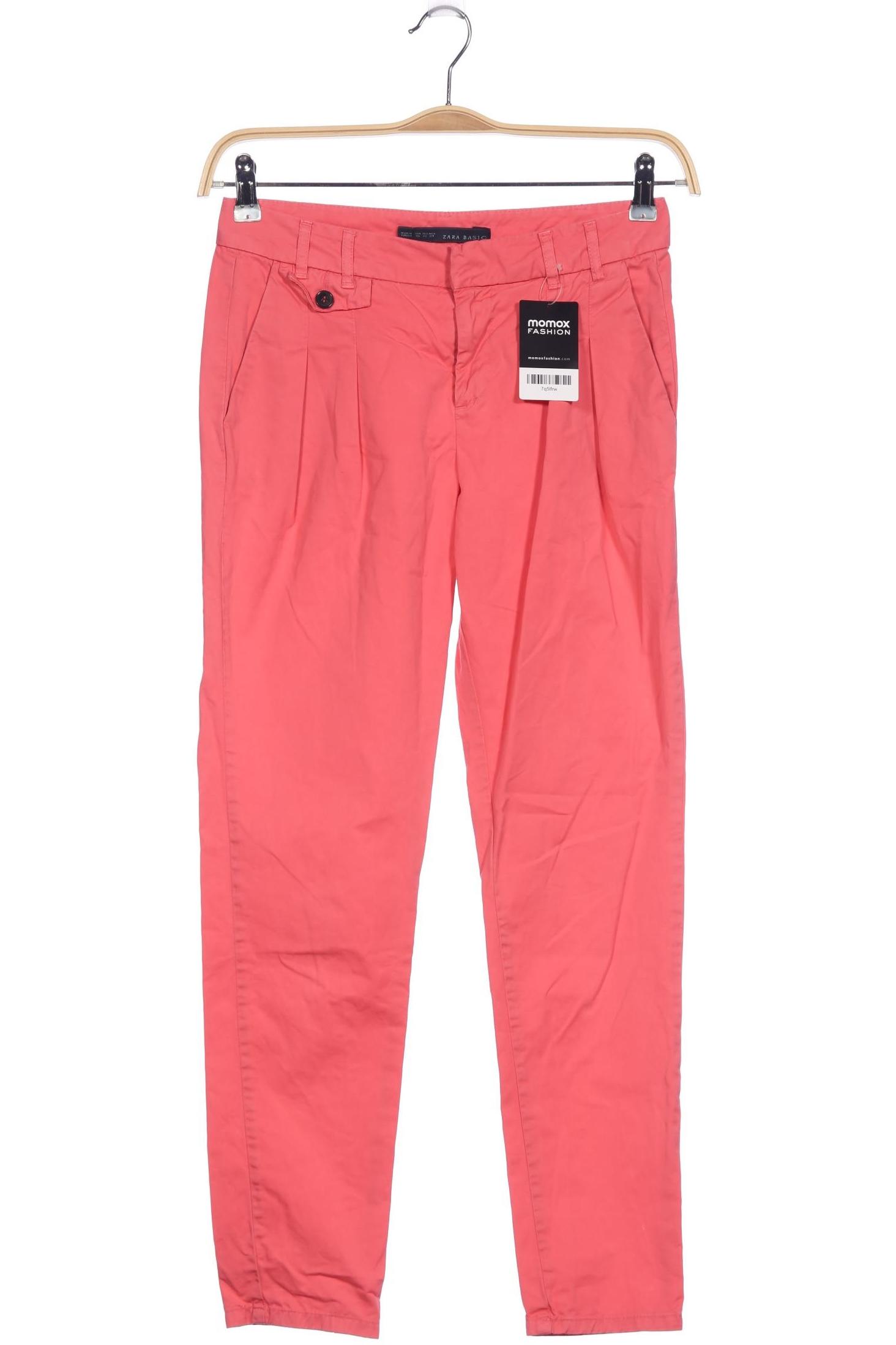 

Zara Damen Stoffhose, pink, Gr. 0