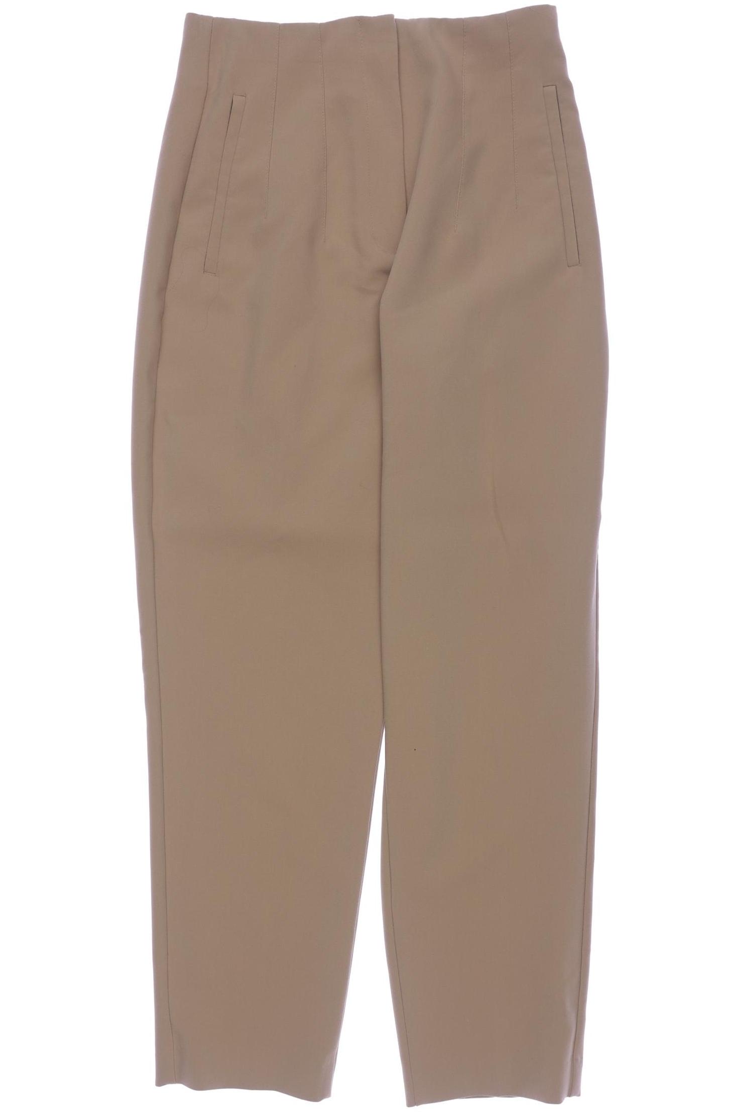 

Zara Damen Stoffhose, beige, Gr. 0