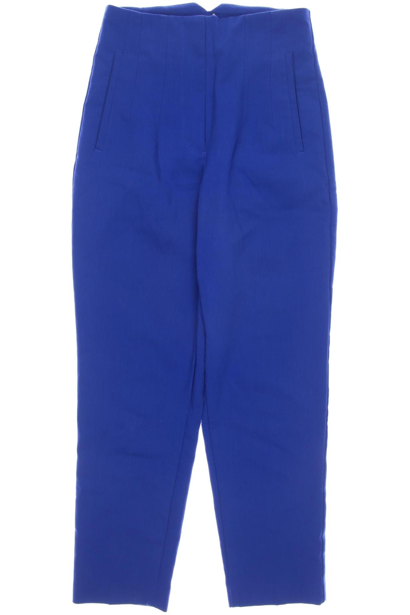 

Zara Damen Stoffhose, blau, Gr. 0