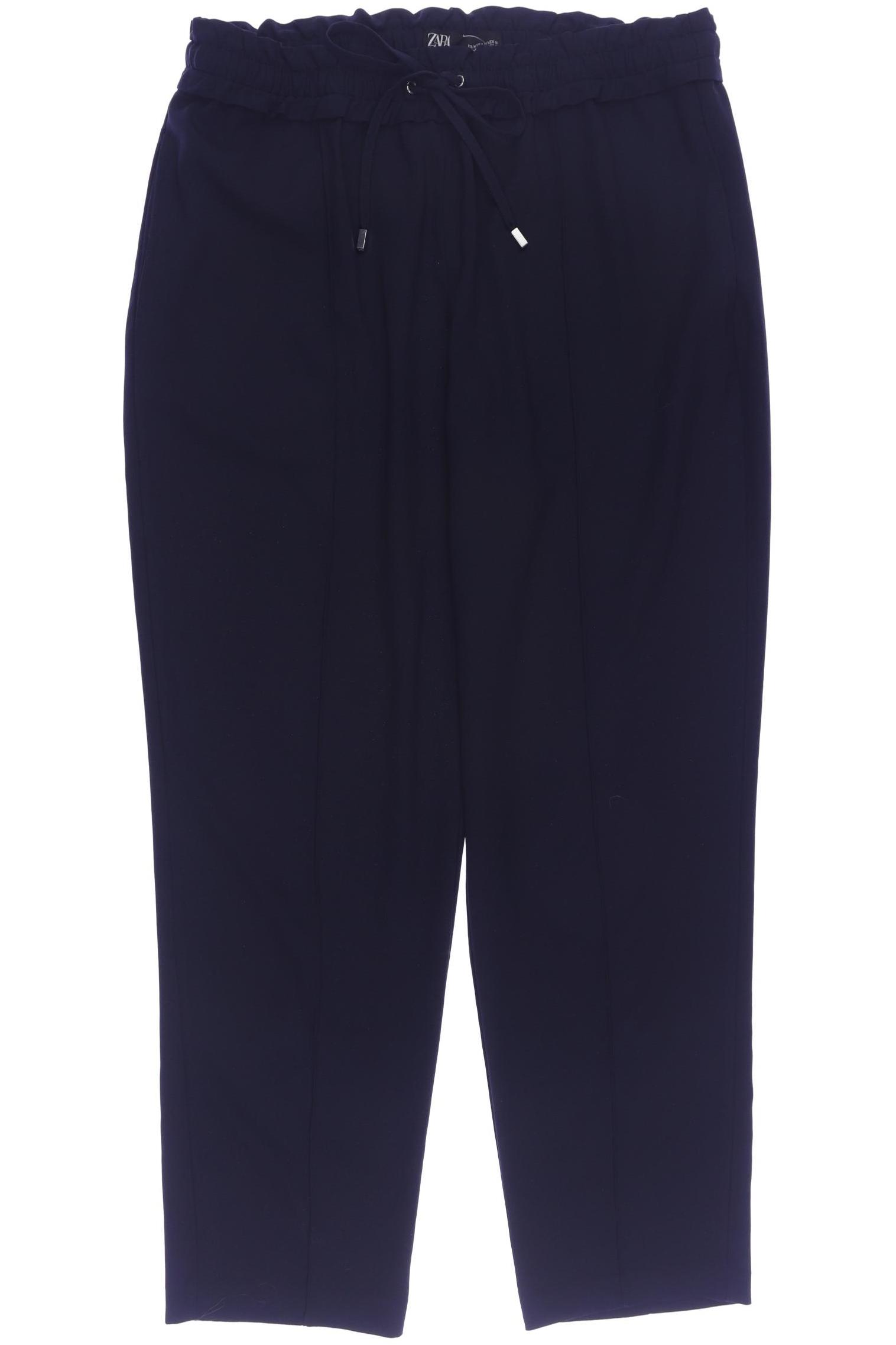 

Zara Damen Stoffhose, marineblau, Gr. 0