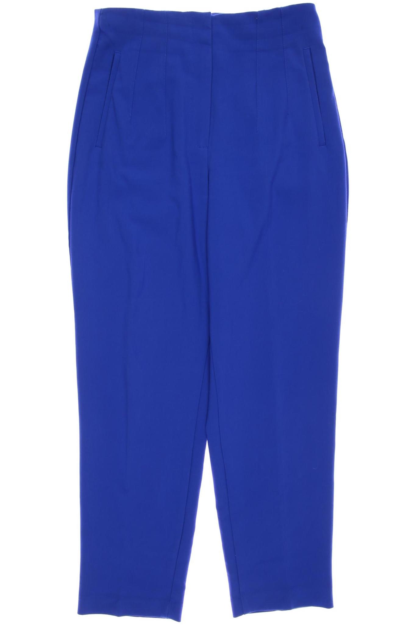

Zara Damen Stoffhose, blau, Gr. 0