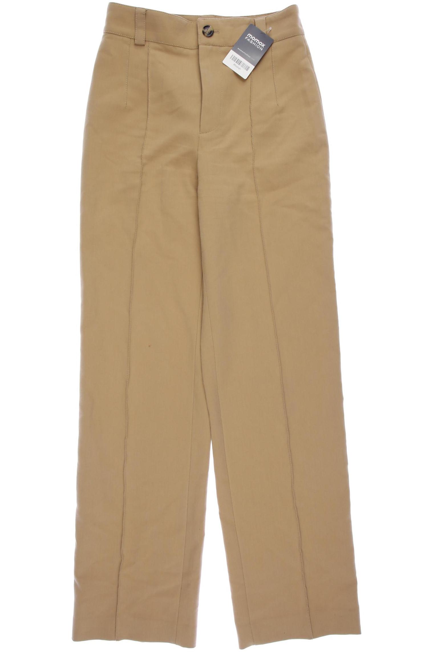 

Zara Damen Stoffhose, beige, Gr. 0