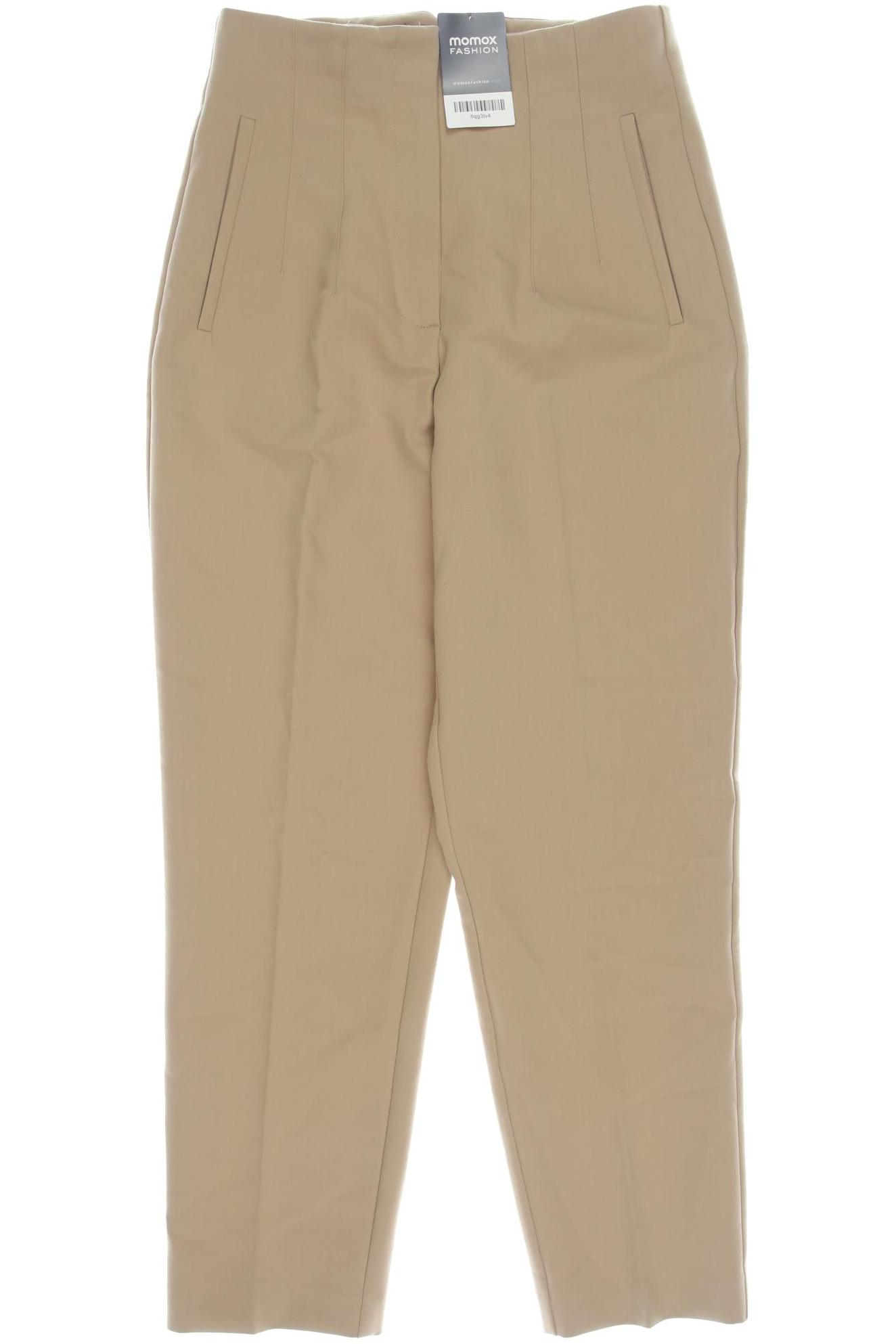 

Zara Damen Stoffhose, beige, Gr. 0