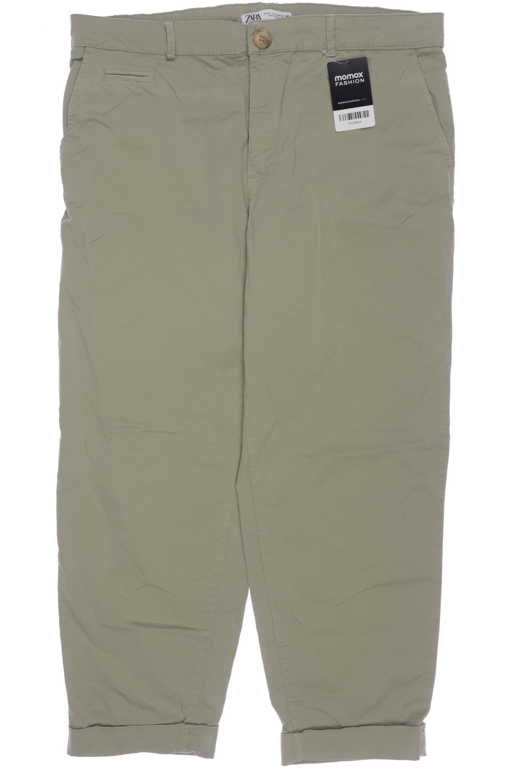 

Zara Damen Stoffhose, grün, Gr. 42