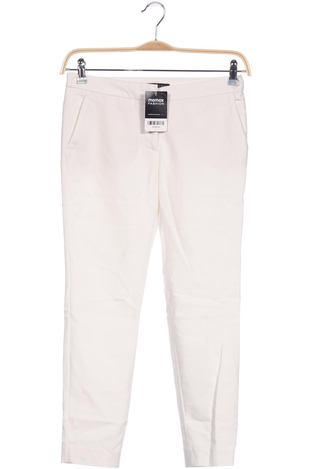

Zara Damen Stoffhose, weiß, Gr. 0