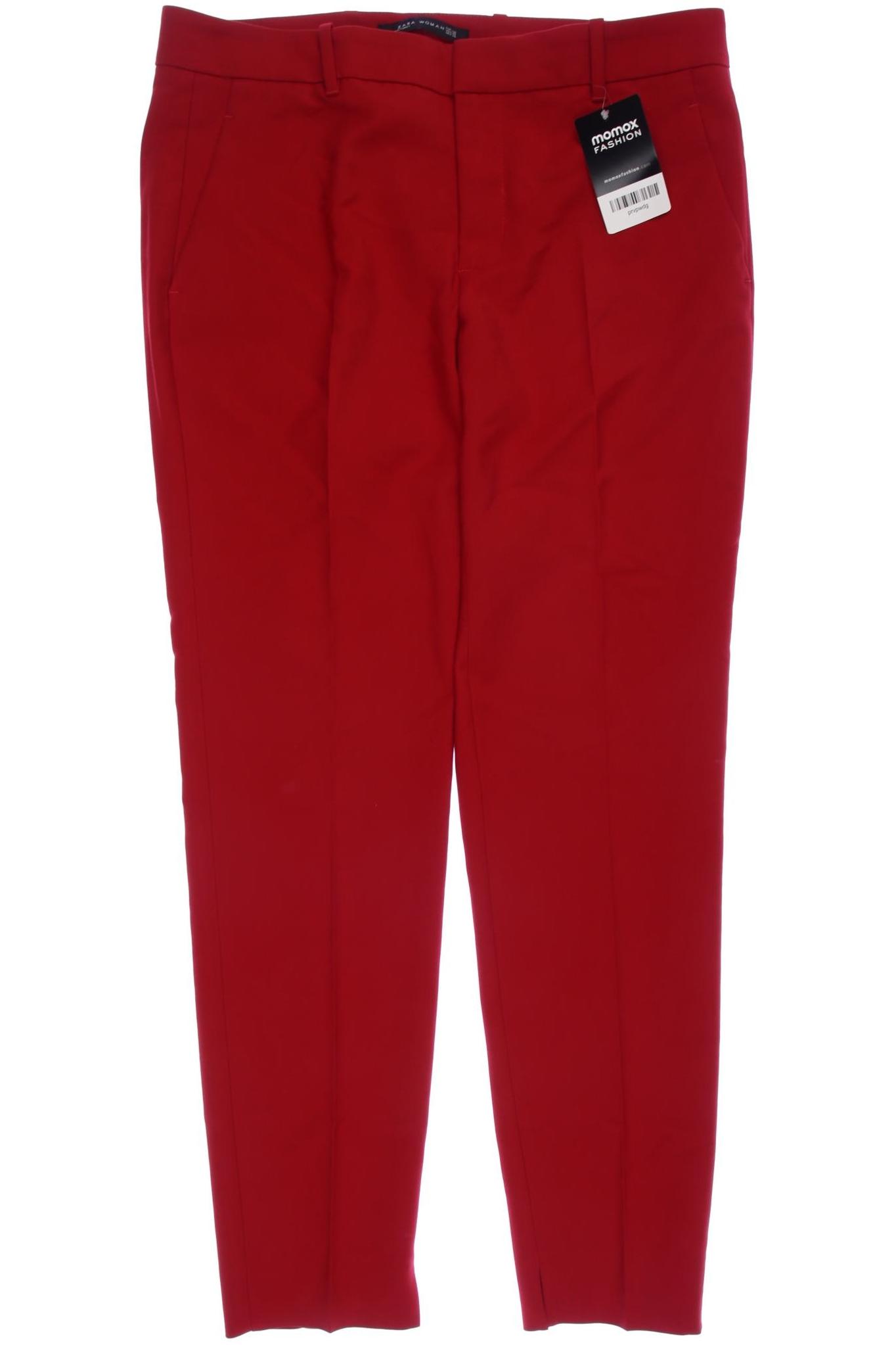 

Zara Damen Stoffhose, rot, Gr. 40