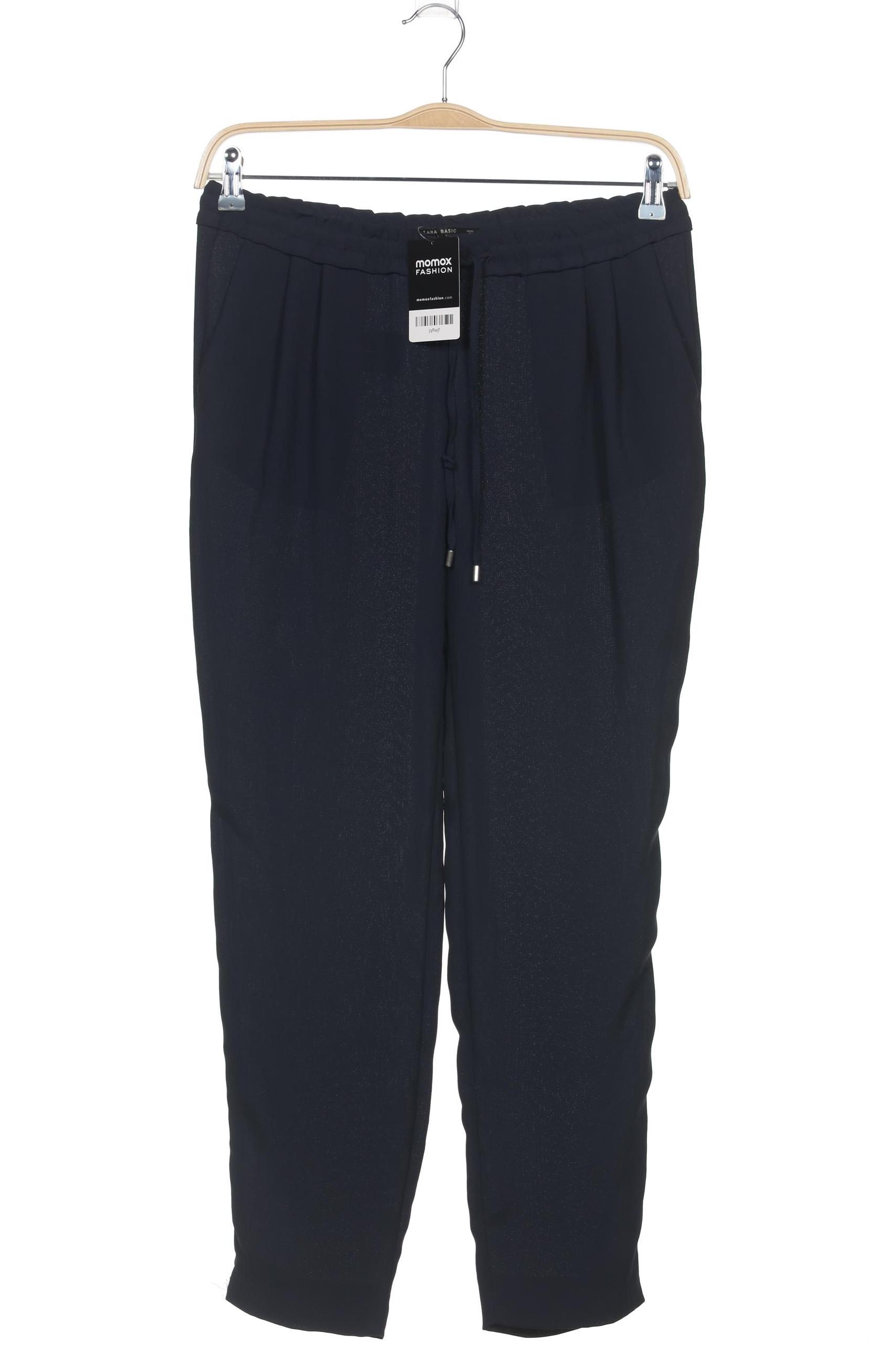 

Zara Damen Stoffhose, marineblau, Gr. 0