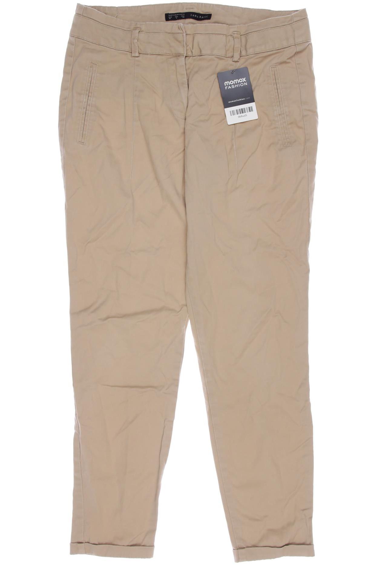 

Zara Damen Stoffhose, beige, Gr. 36