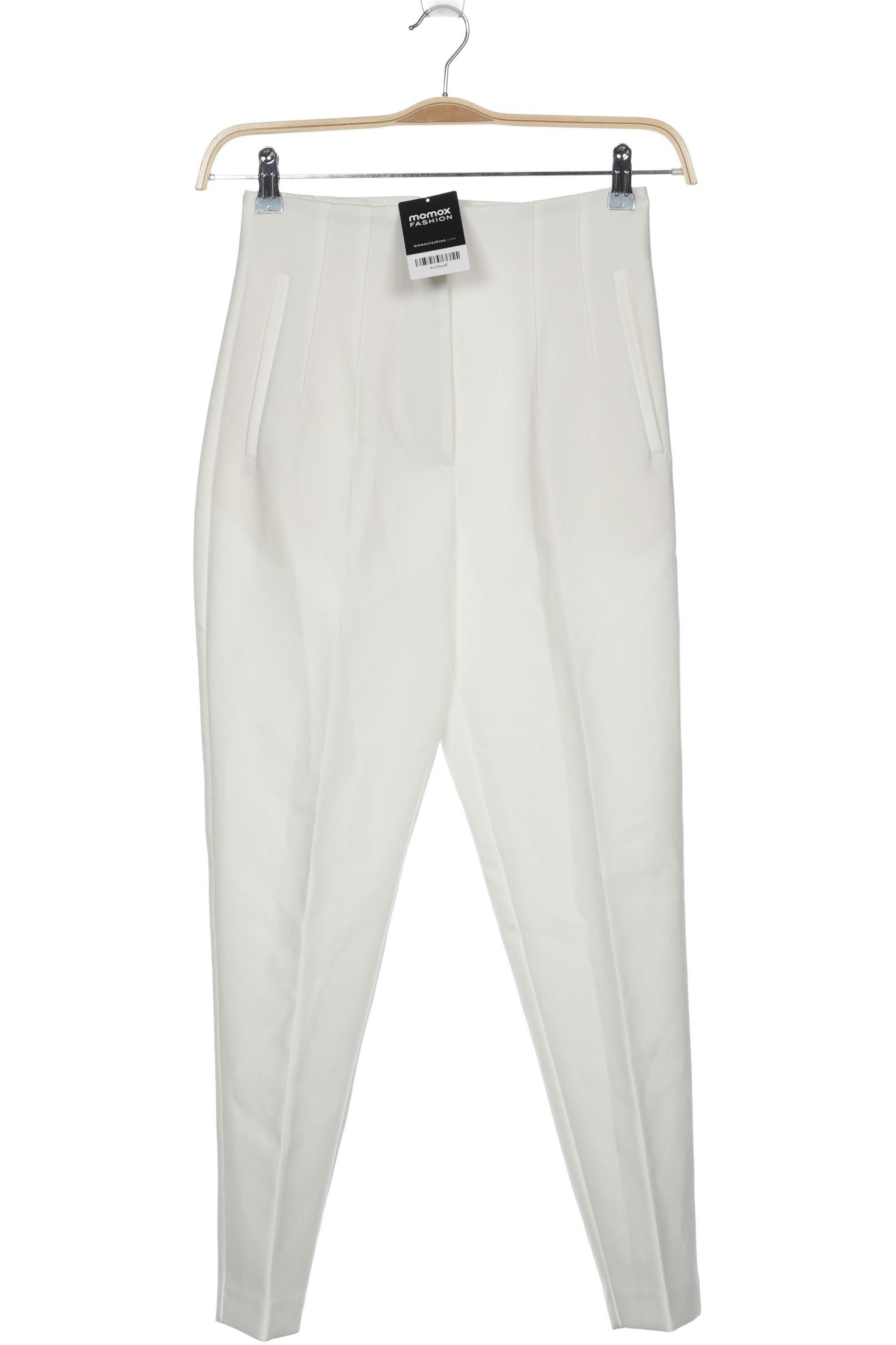 

Zara Damen Stoffhose, weiß, Gr. 0