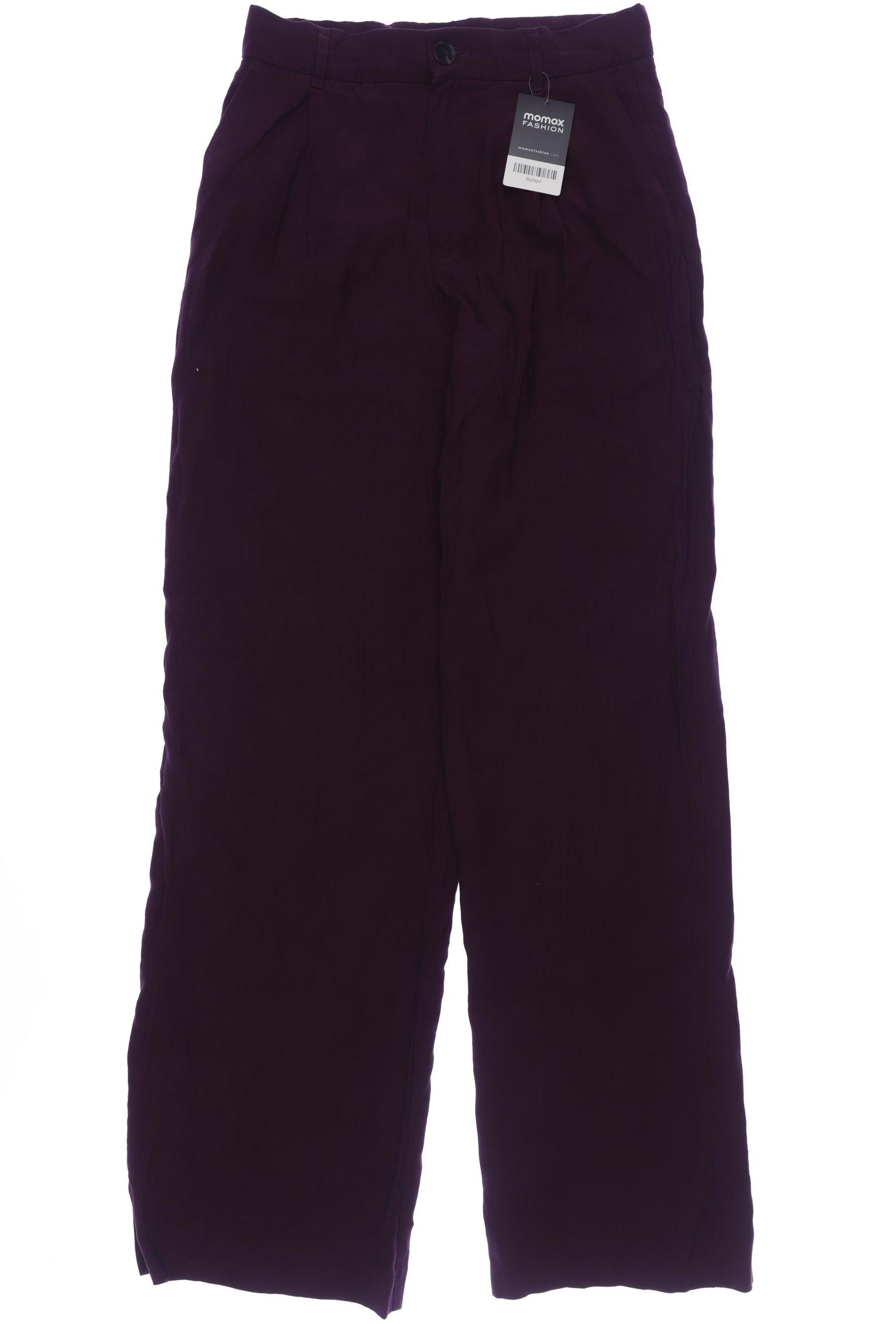 

Zara Damen Stoffhose, bordeaux, Gr. 0