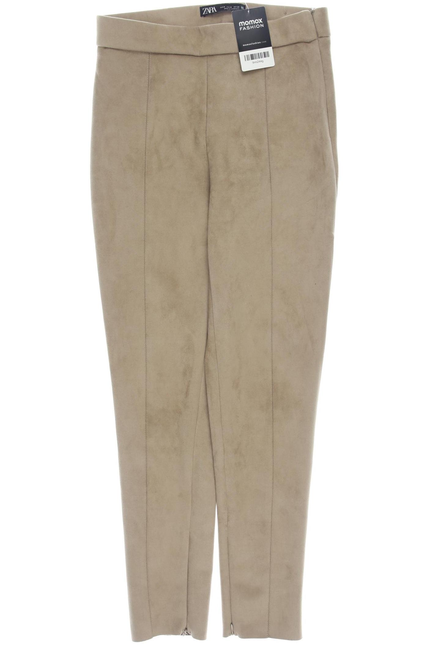 

Zara Damen Stoffhose, beige, Gr. 0