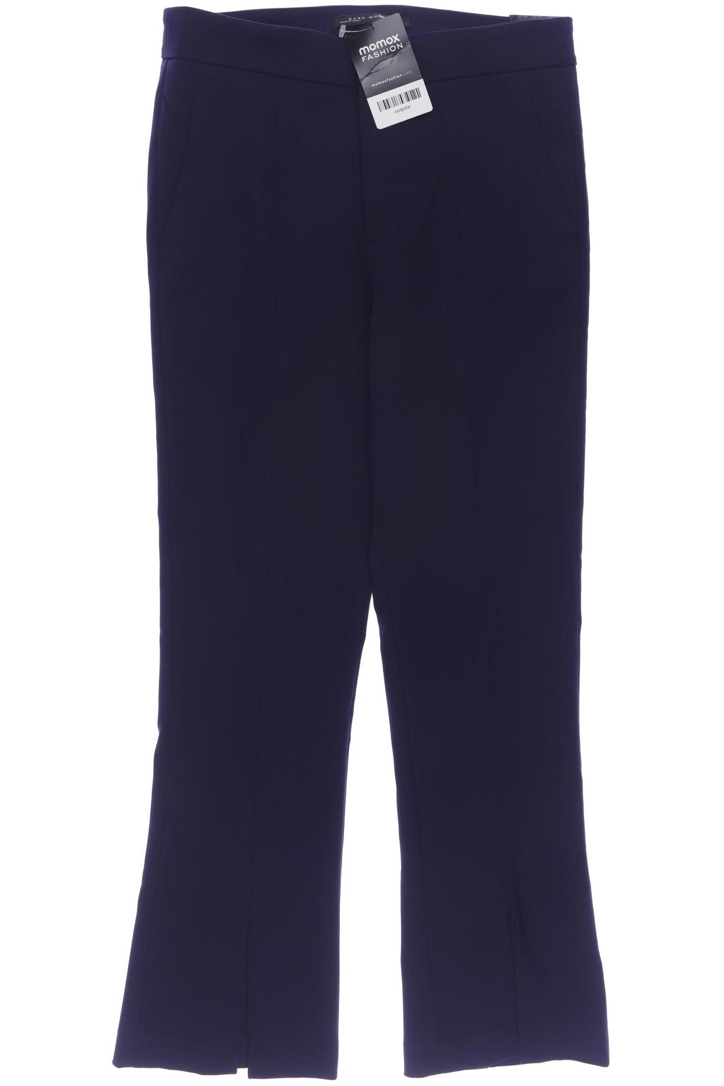 

Zara Damen Stoffhose, marineblau, Gr. 0