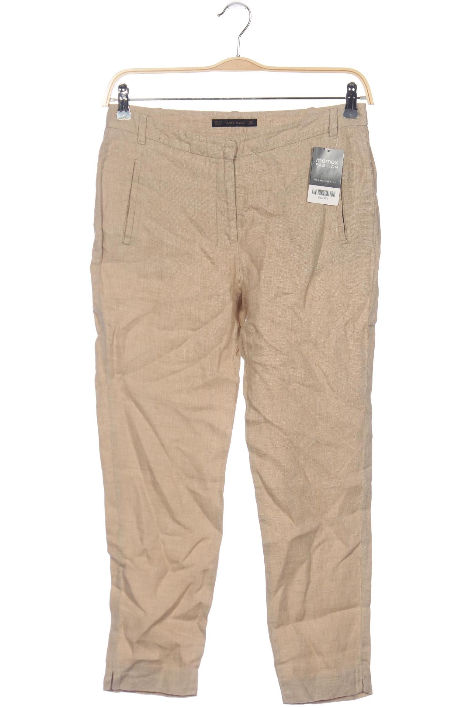 

Zara Damen Stoffhose, beige, Gr. 38