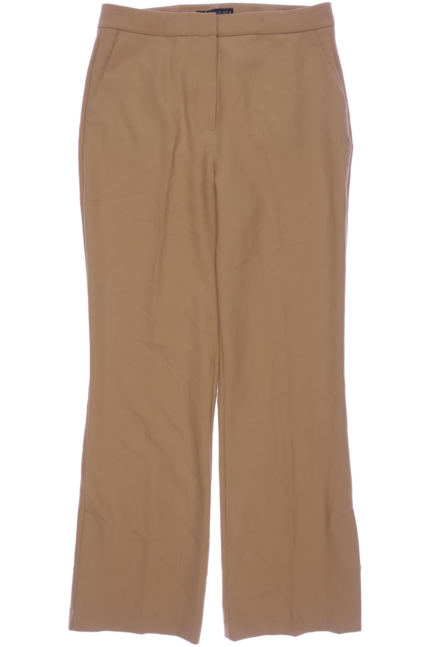 

Zara Damen Stoffhose, beige, Gr. 0