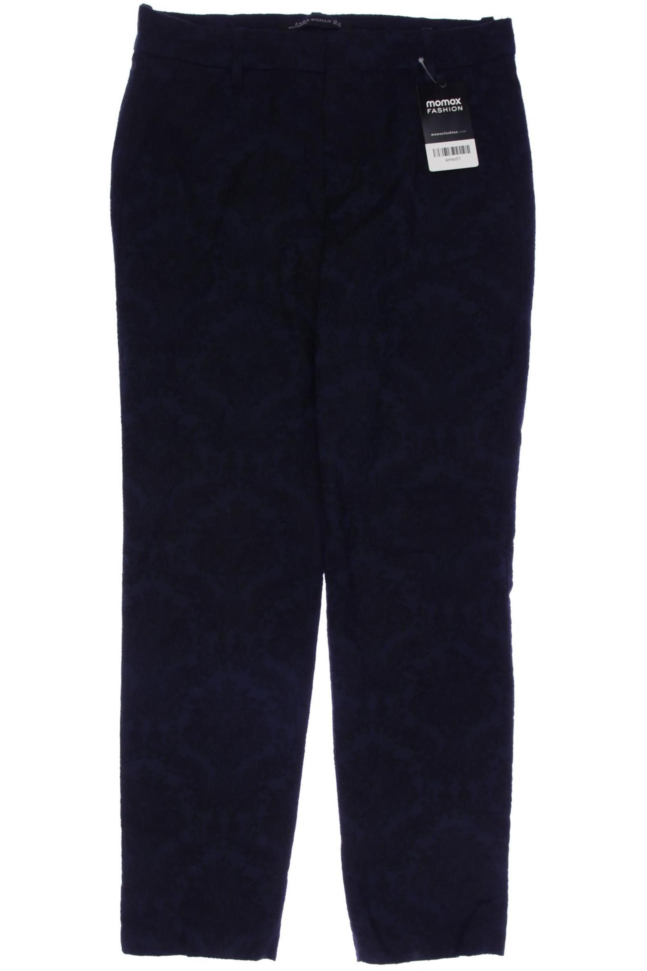 

Zara Damen Stoffhose, marineblau, Gr. 0