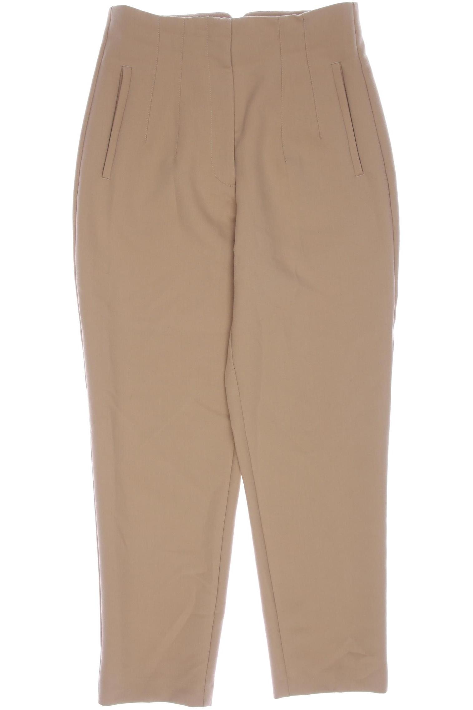 

Zara Damen Stoffhose, beige, Gr. 0