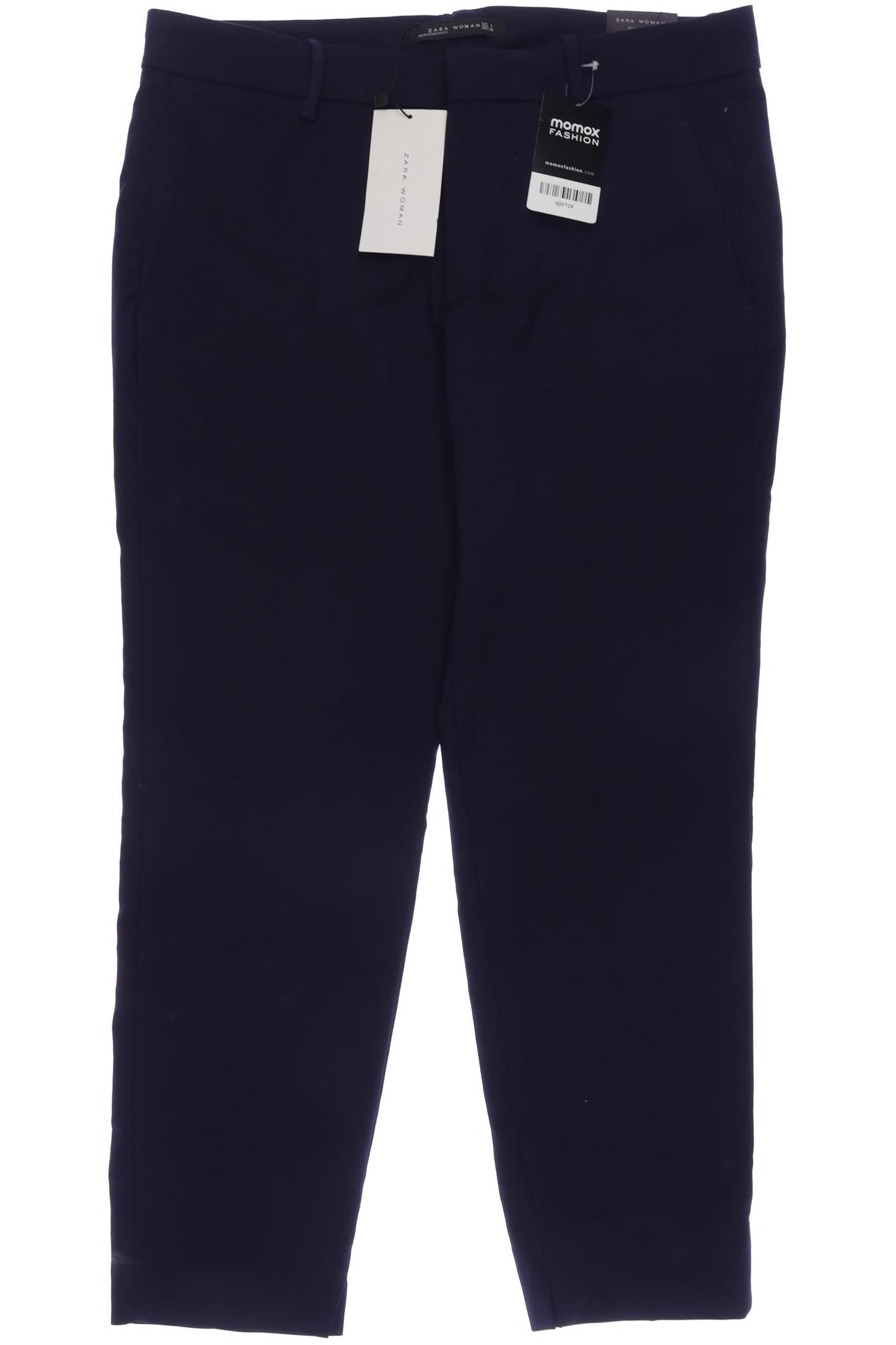 

Zara Damen Stoffhose, marineblau, Gr. 0