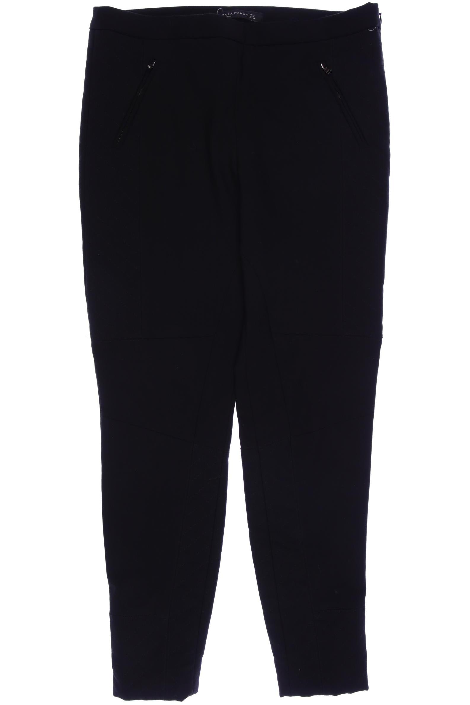 

Zara Damen Stoffhose, schwarz, Gr. 0