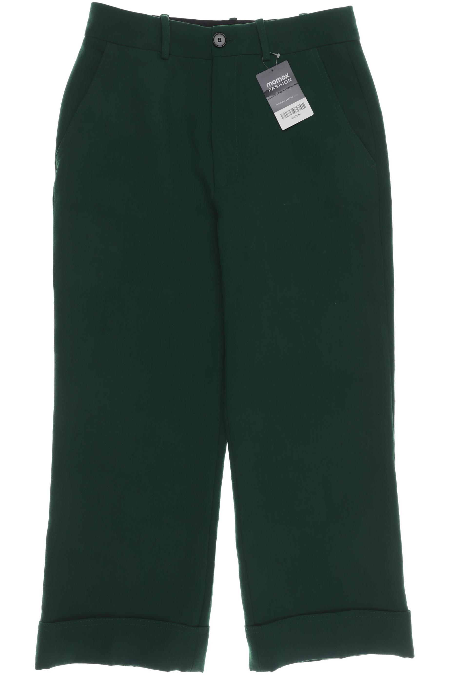 

Zara Damen Stoffhose, grün, Gr. 0