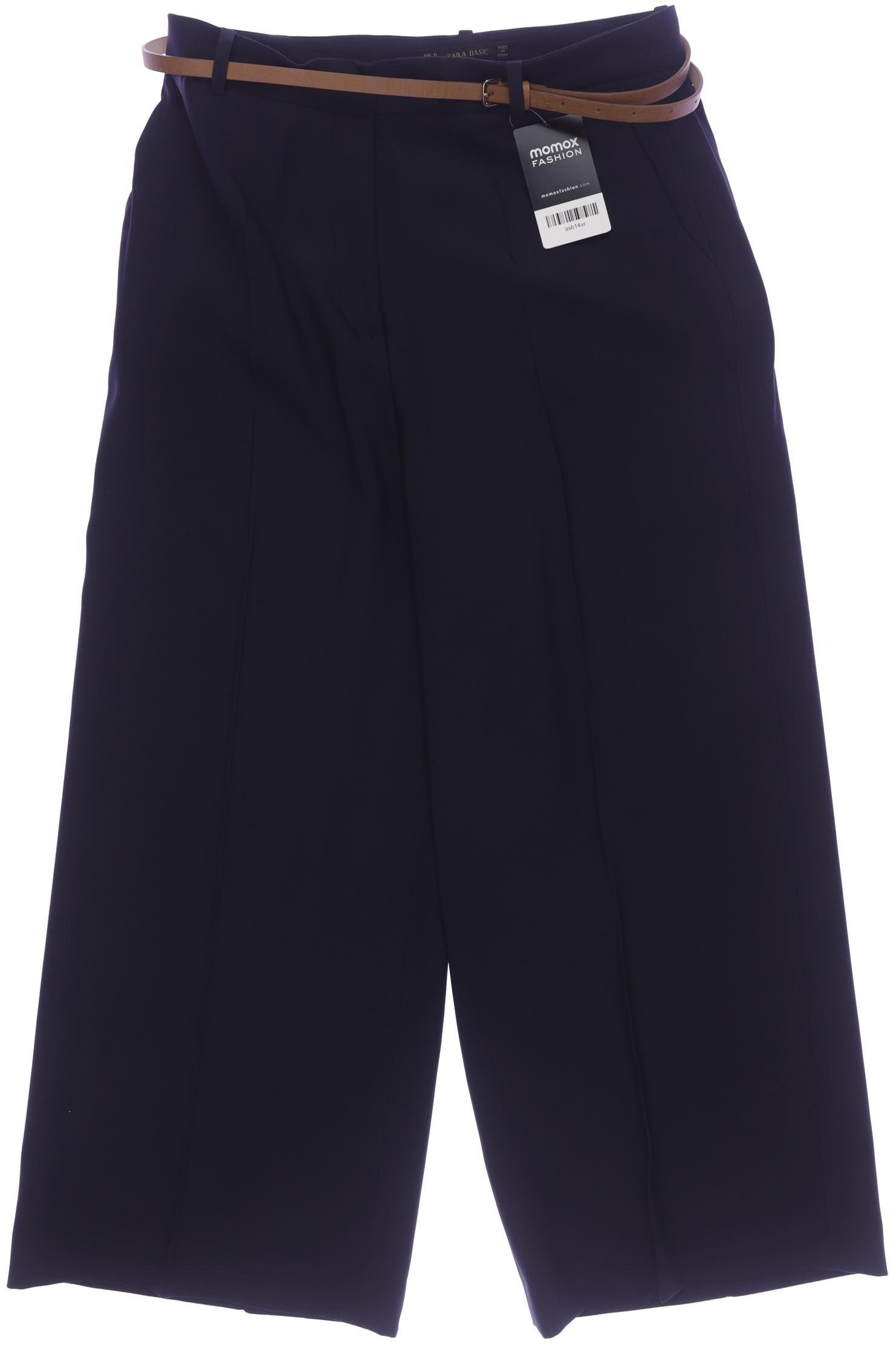 

Zara Damen Stoffhose, marineblau, Gr. 0