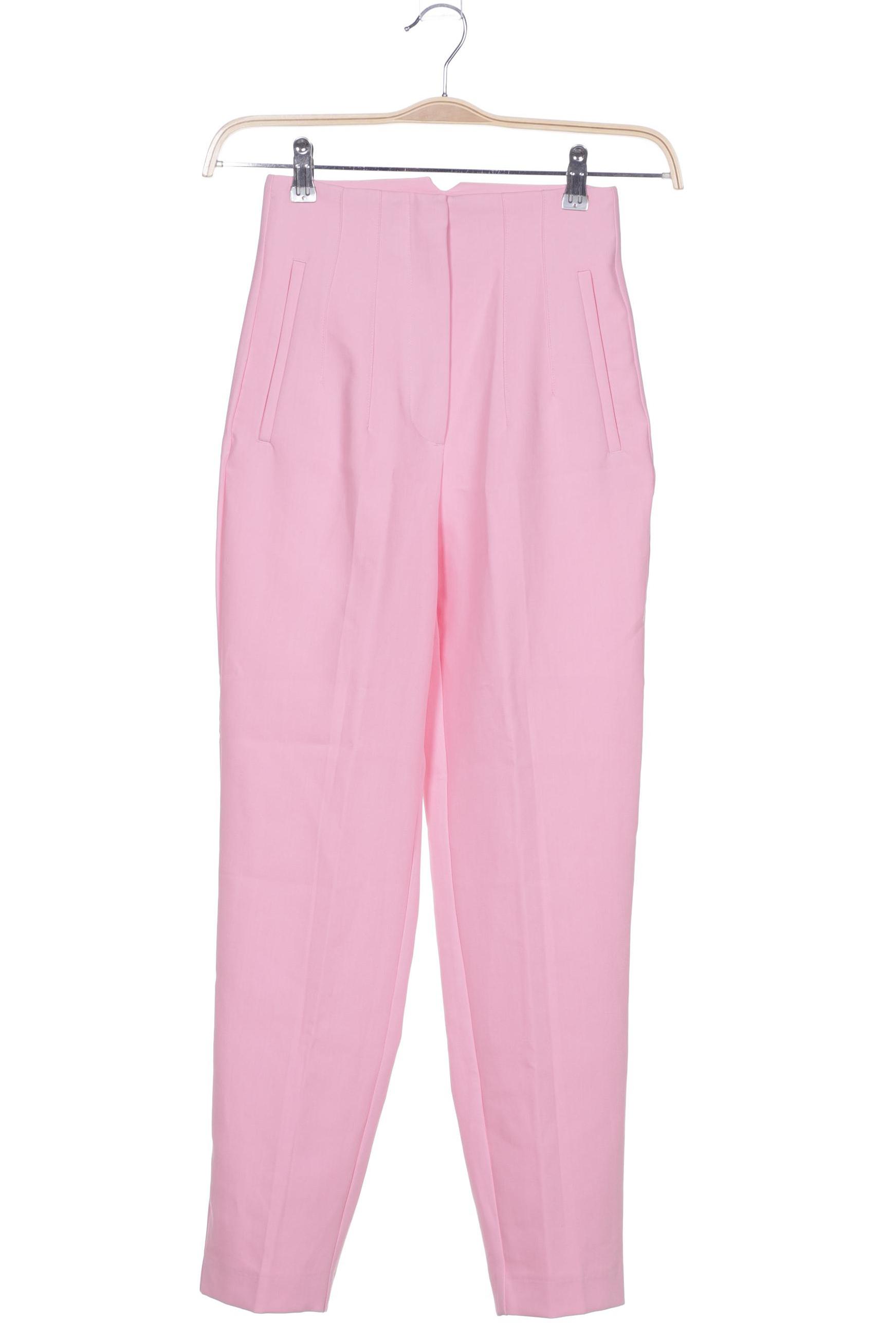 

ZARA Damen Stoffhose, pink