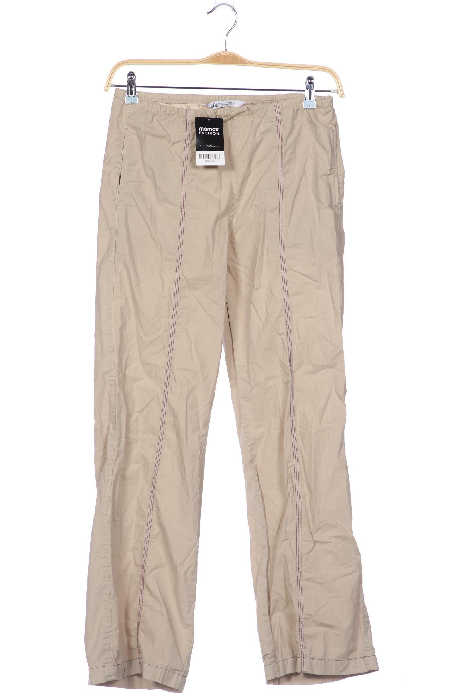 

Zara Damen Stoffhose, beige, Gr. 34