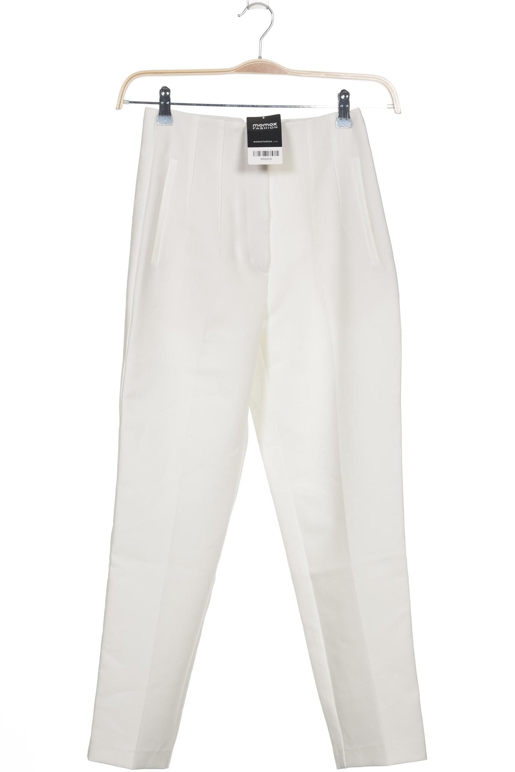 

Zara Damen Stoffhose, weiß, Gr. 0
