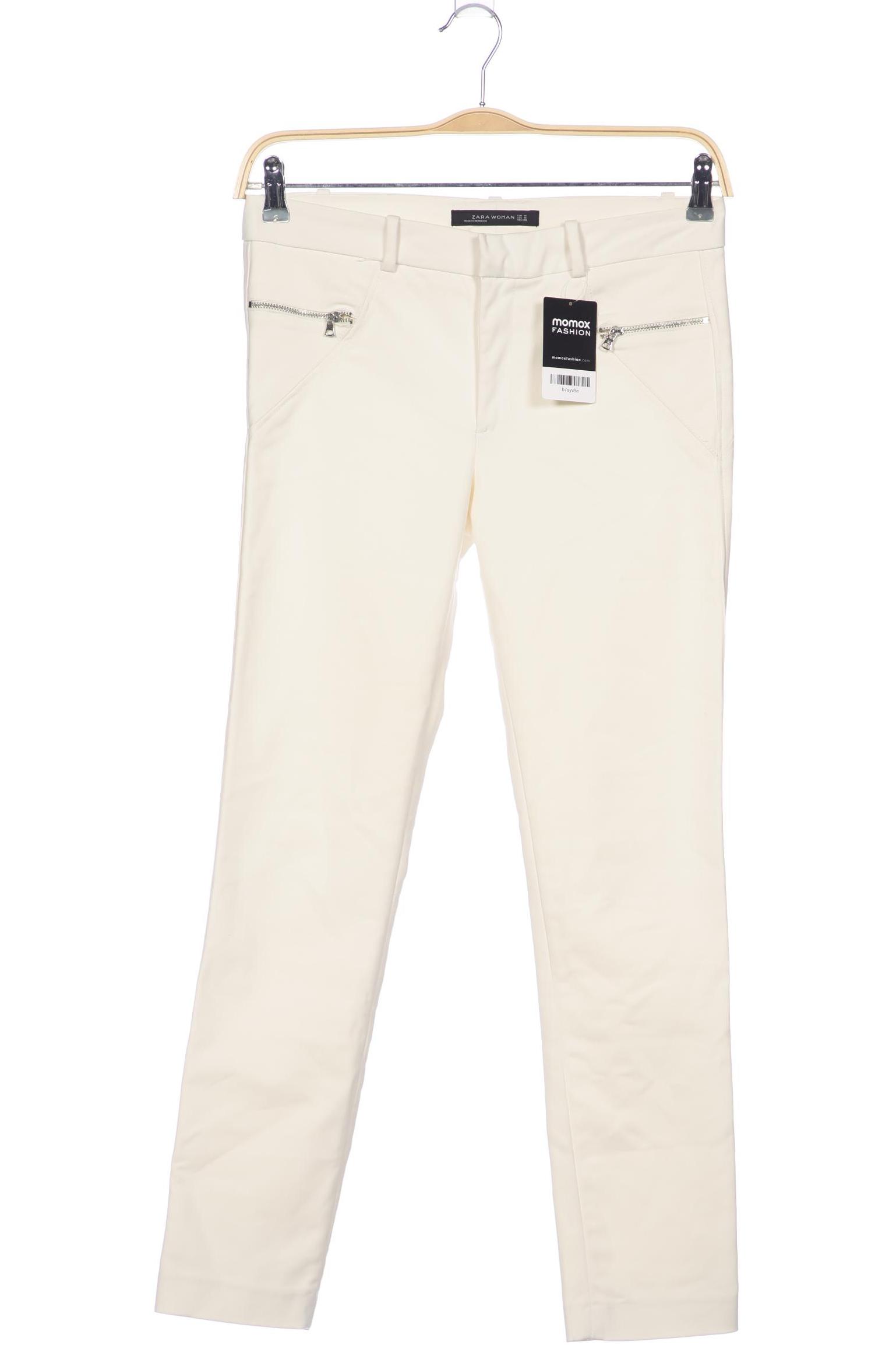 

Zara Damen Stoffhose, cremeweiß, Gr. 0