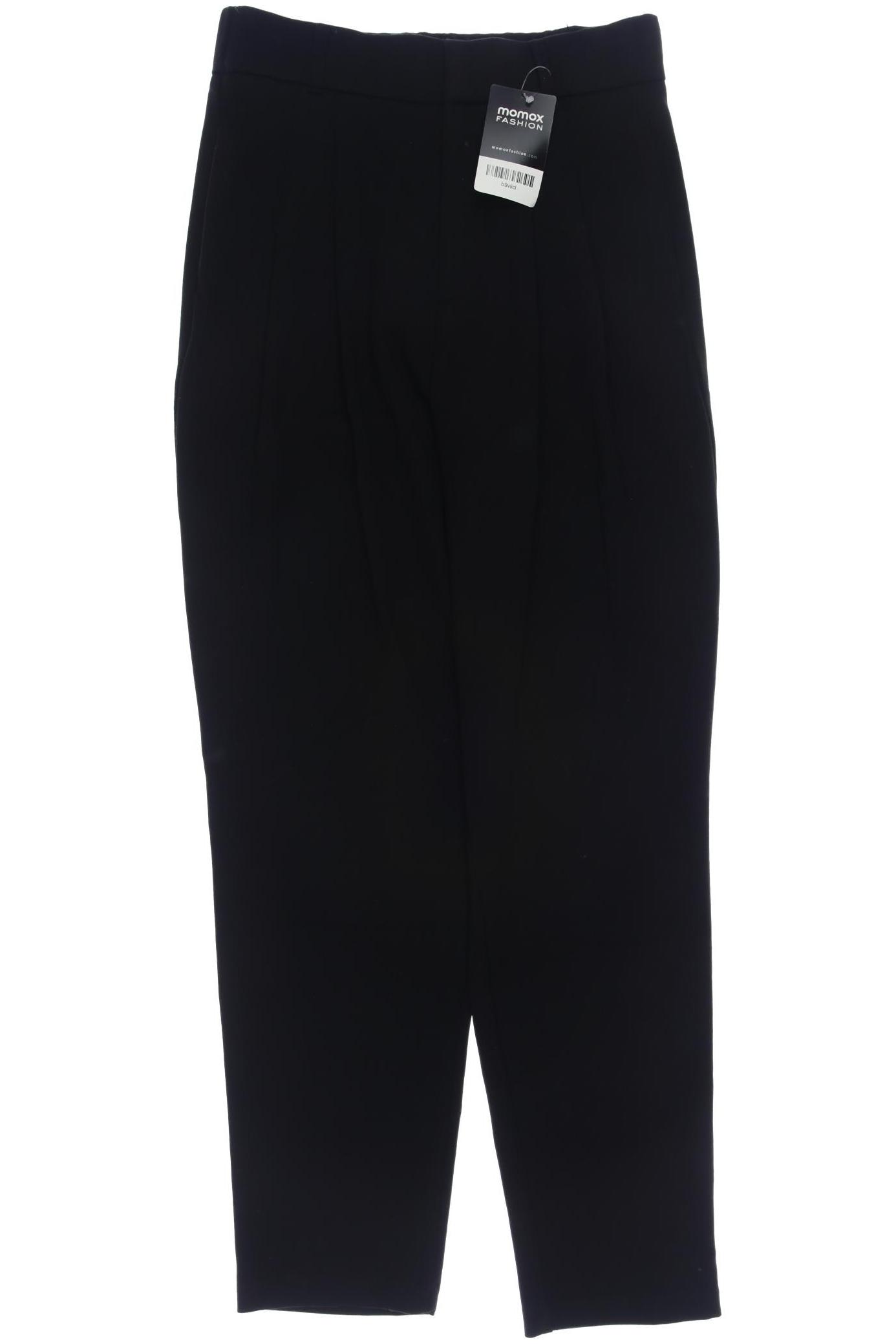 Thumbnail - Zara Damen Stoffhose, schwarz, Gr. 0