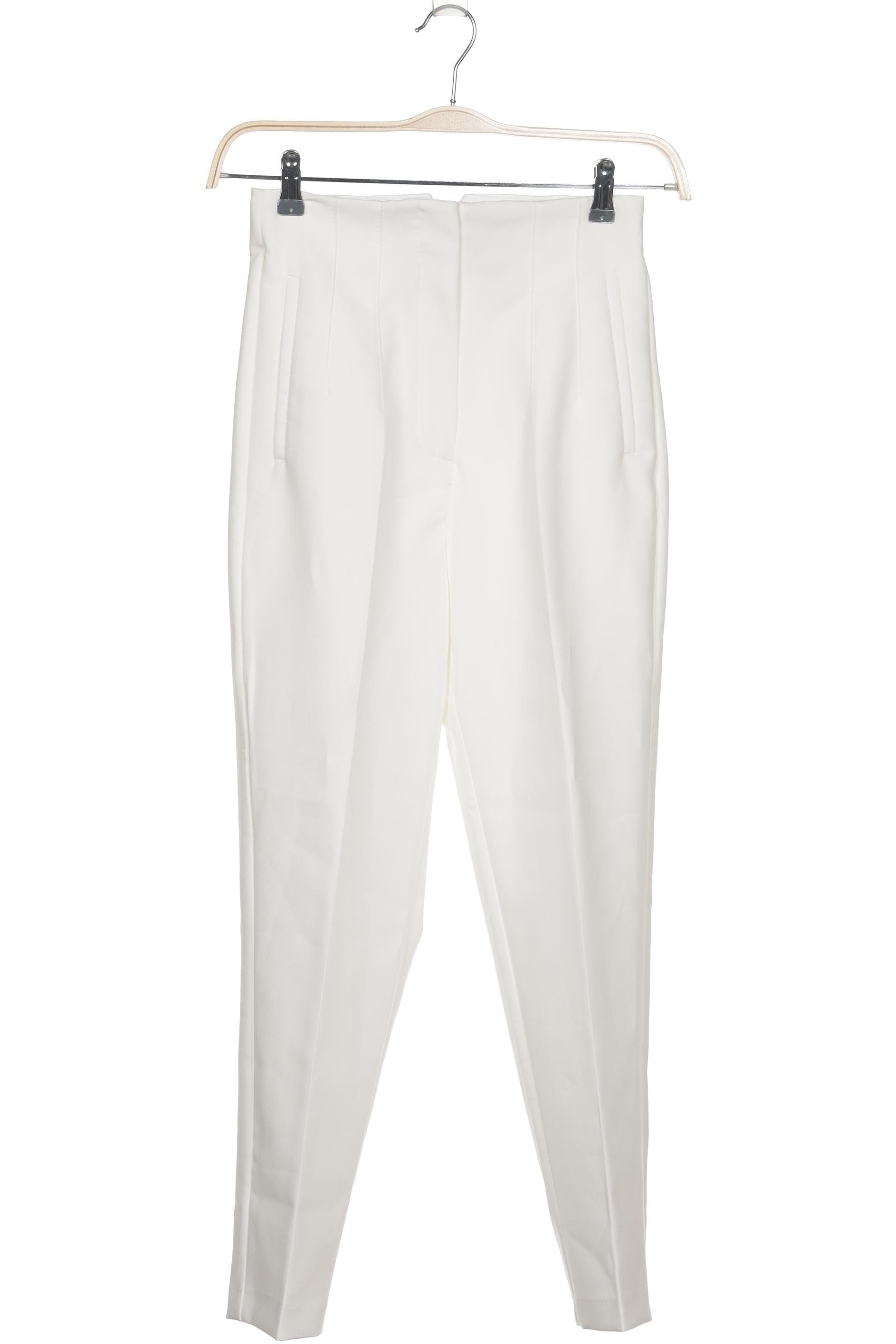 

Zara Damen Stoffhose, weiß, Gr. 0