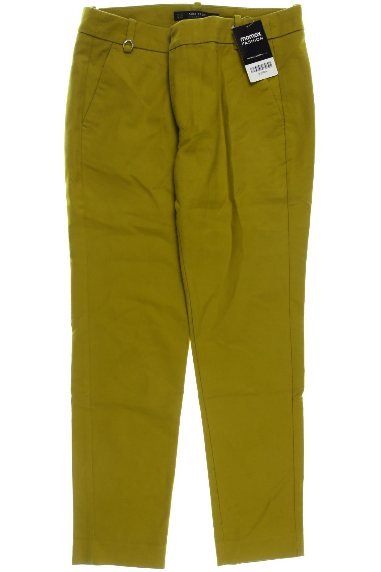

Zara Damen Stoffhose, gelb, Gr. 36